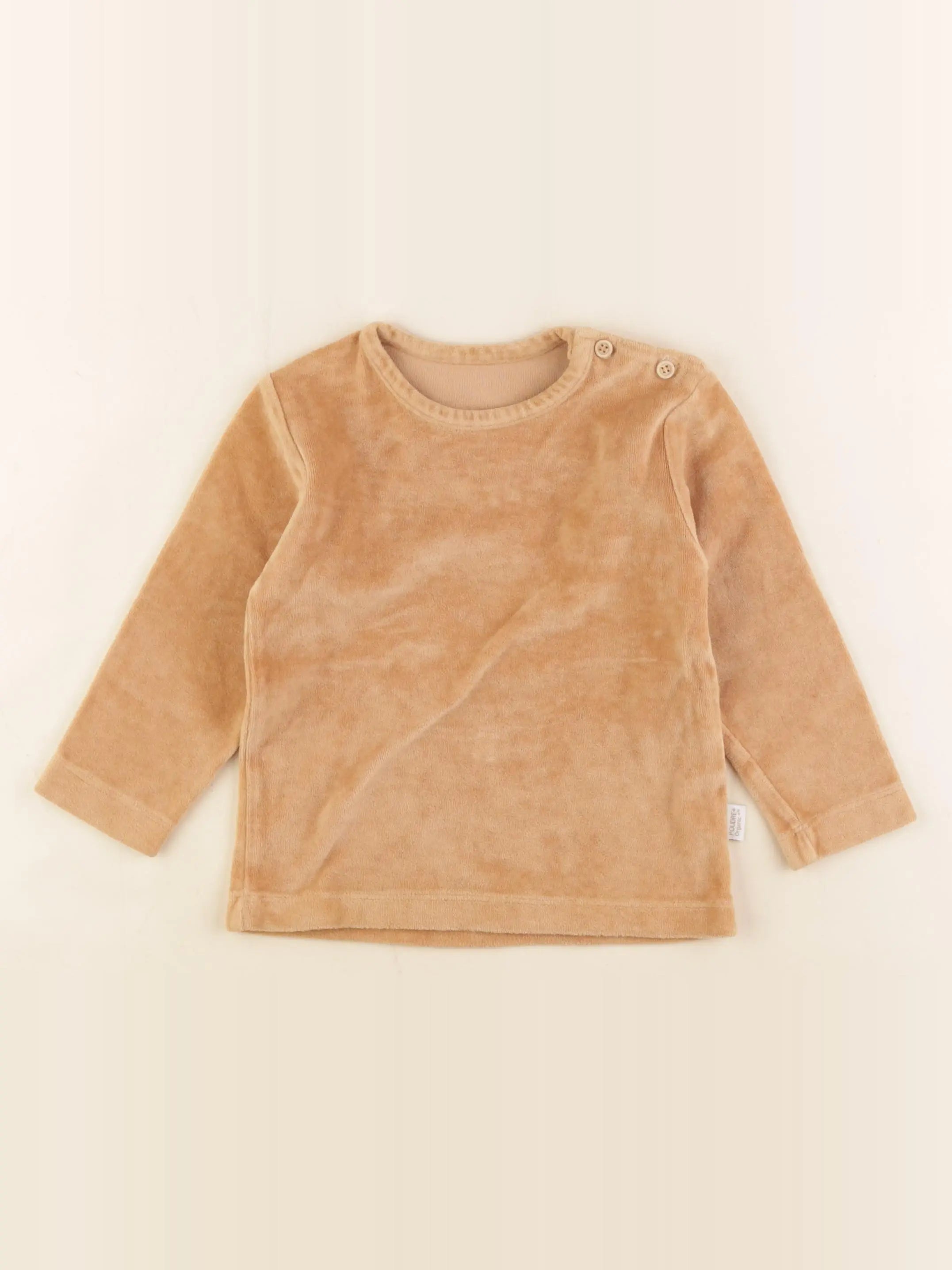 Poudre Organic - sweat beige - 3 ans