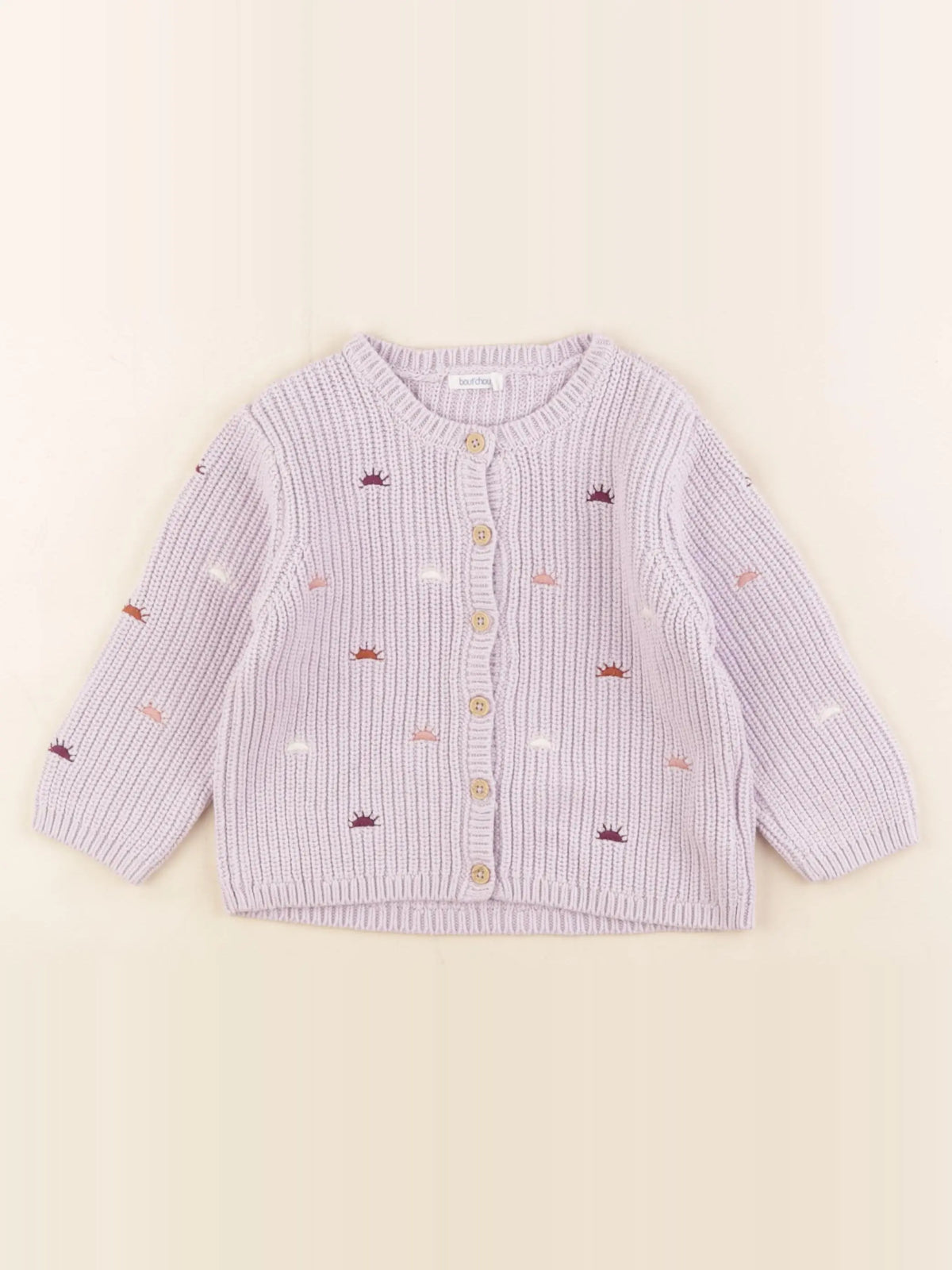 Boutchou - gilet violet - 24 mois