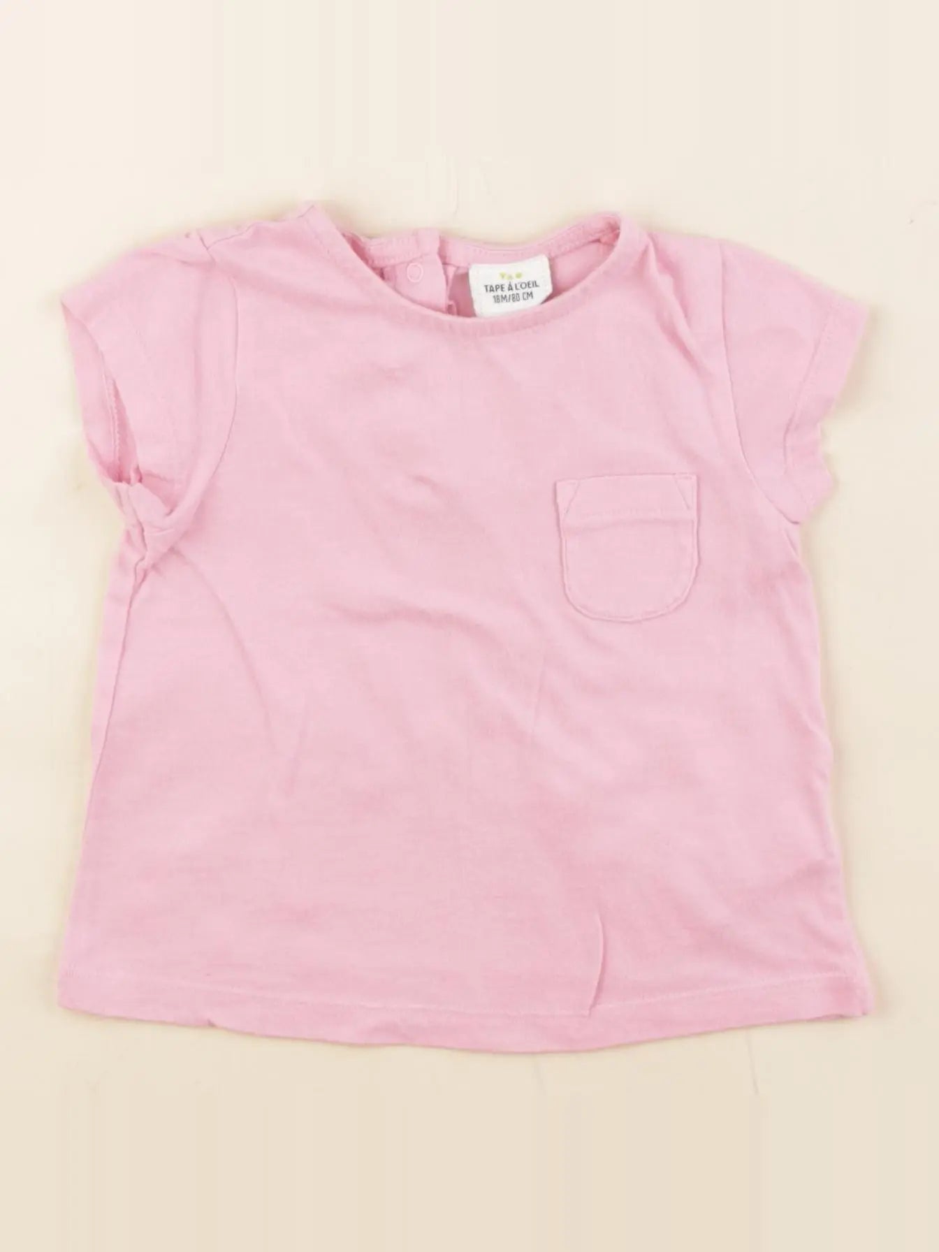 Tape à l'oeil - tee-shirt rose - 18 mois