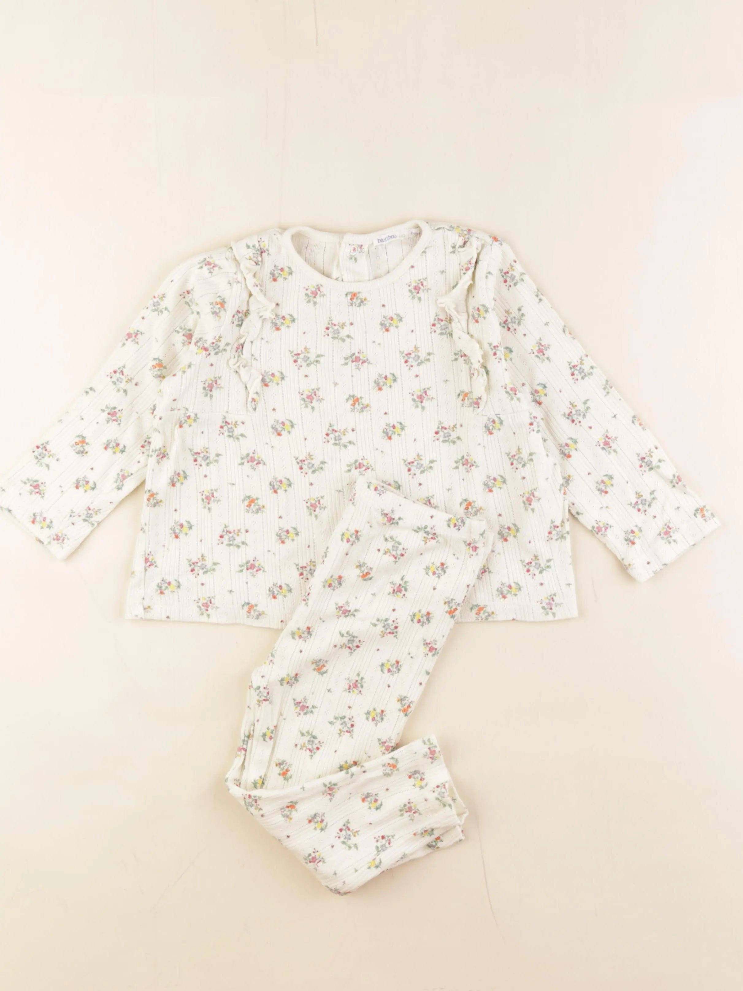 Boutchou - pyjama coton beige - 24 mois