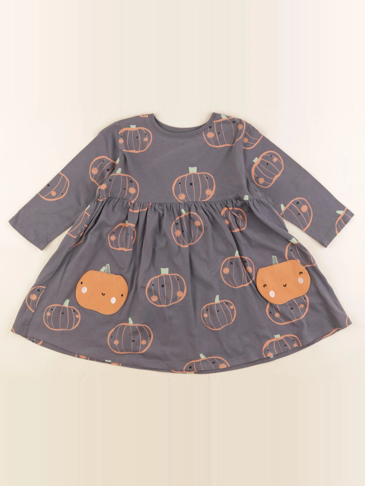 Next - robe gris - 18/24 mois