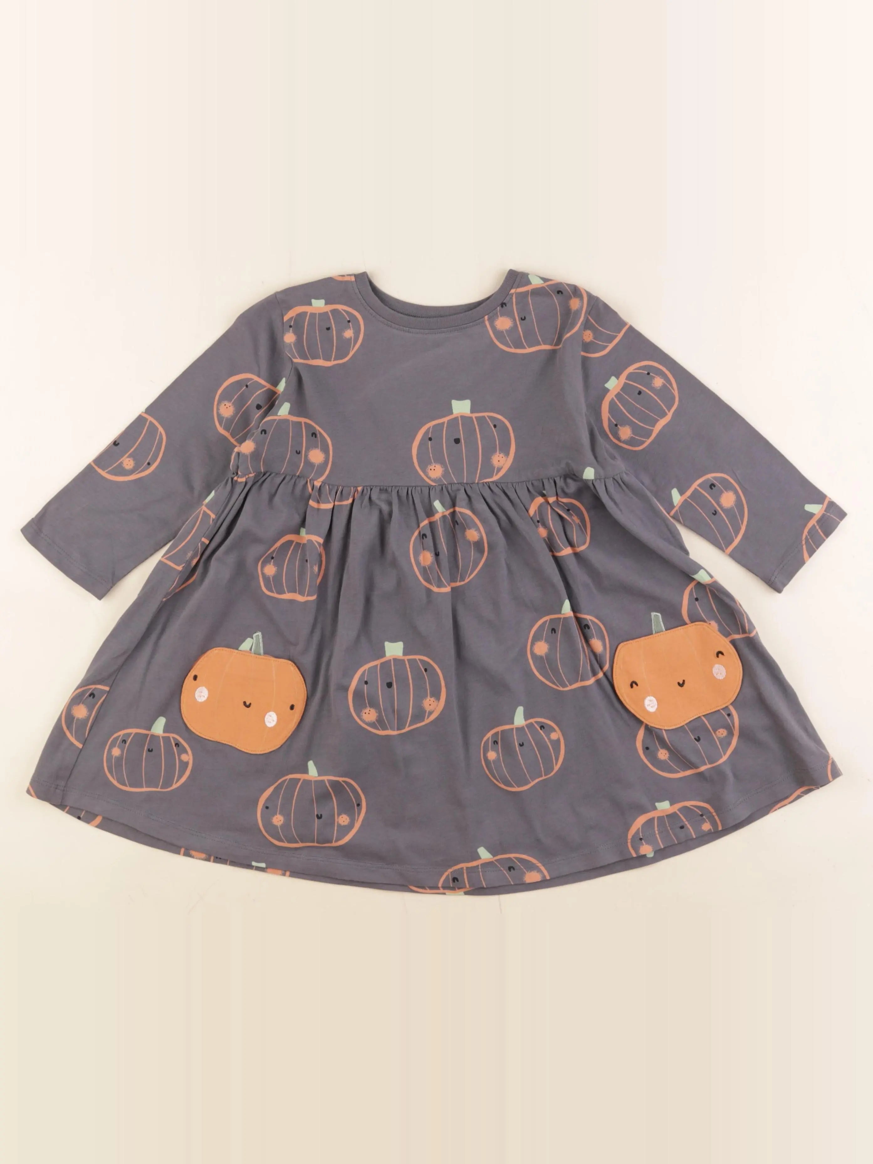 Next - robe gris - 18/24 mois