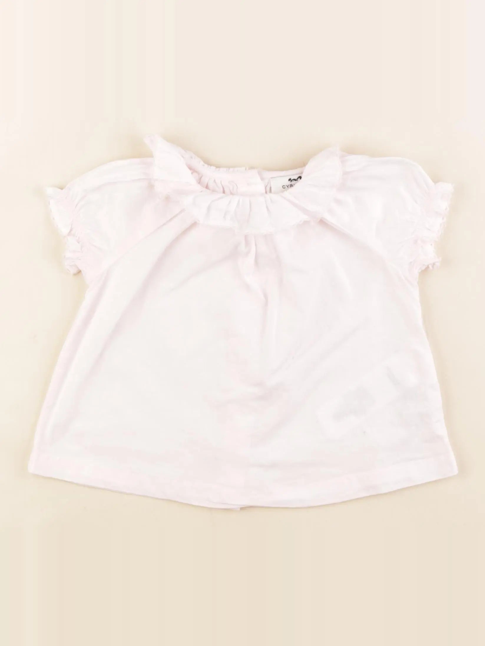 Cyrillus - blouse rose - 12 mois