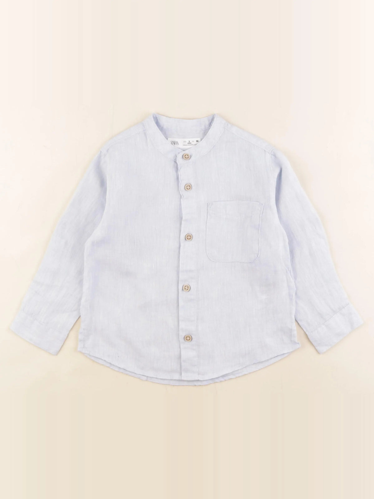 Zara - chemise bleu - 3 ans