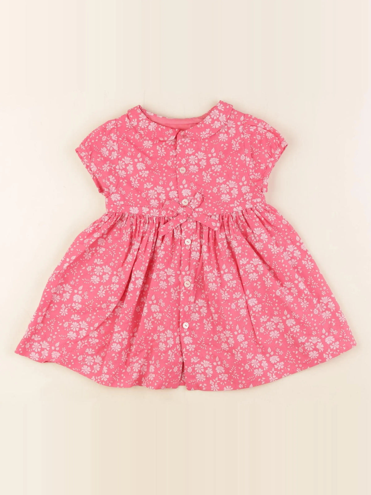 Jacadi - robe liberty rose - 12 mois