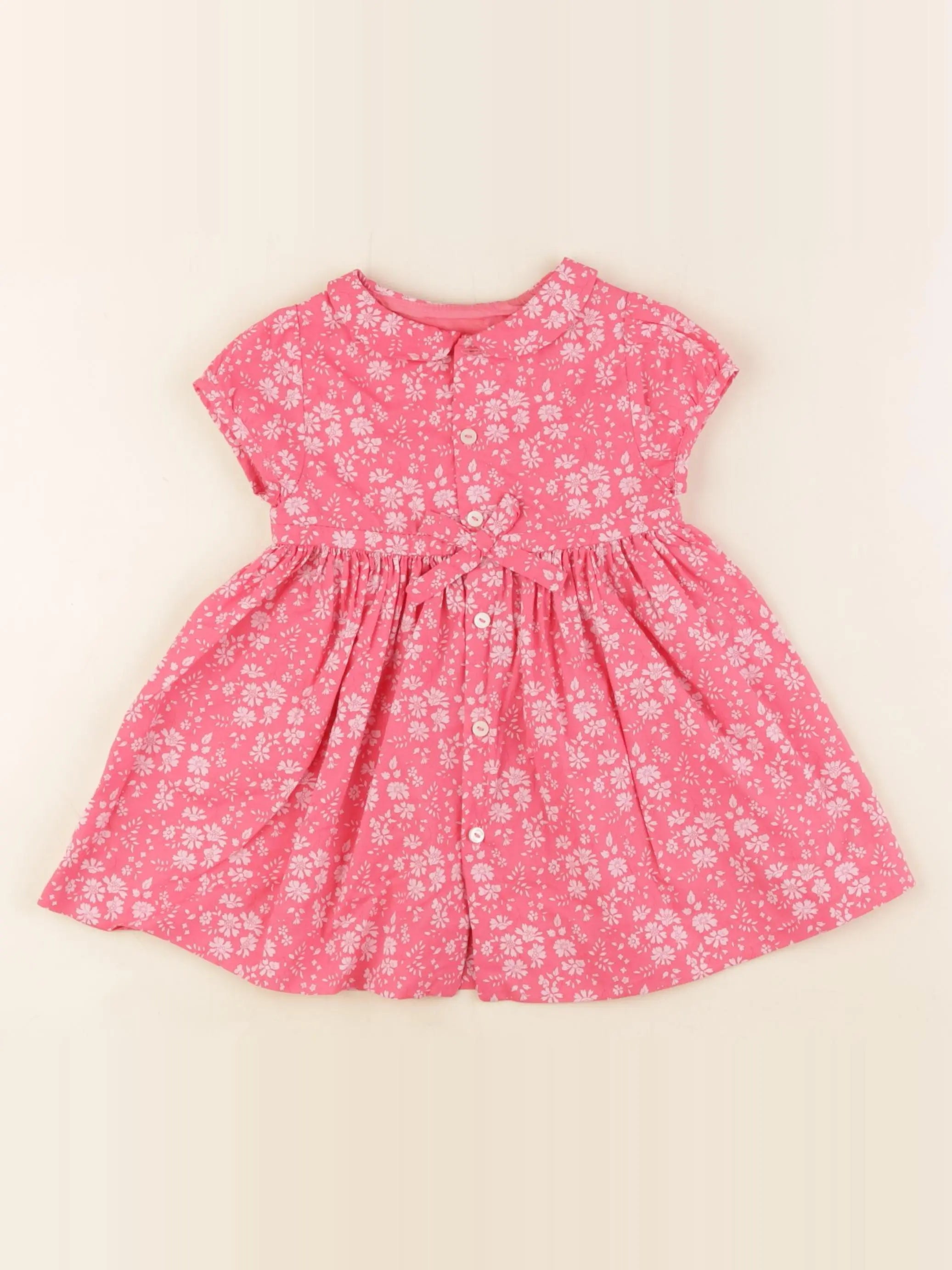 Jacadi - robe liberty rose - 12 mois