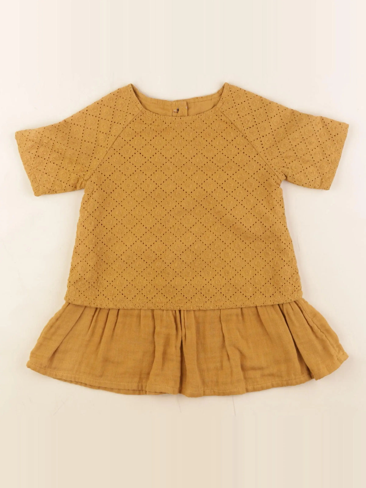 Boutchou - robe jaune - 12 mois