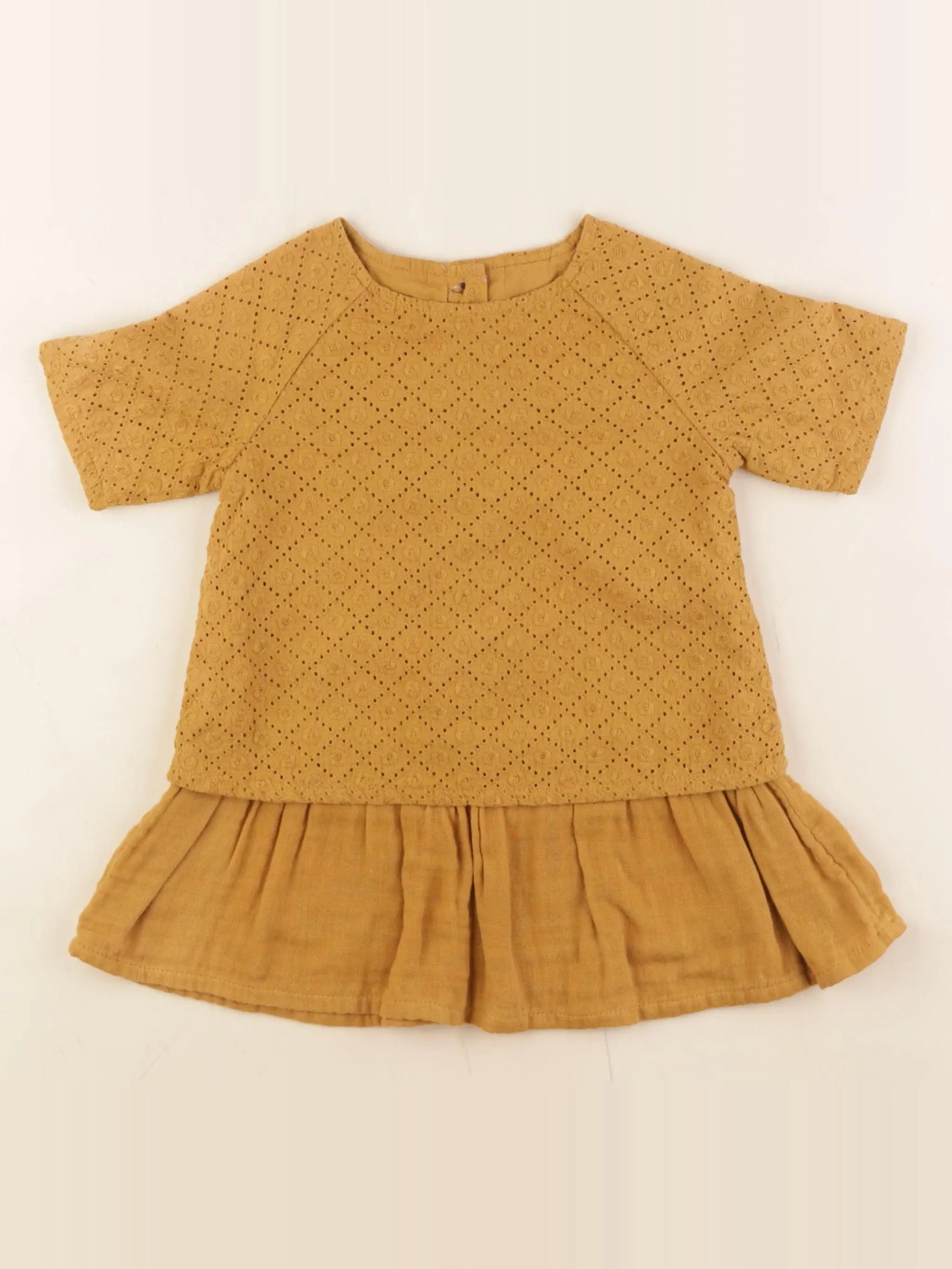 Boutchou - robe jaune - 12 mois