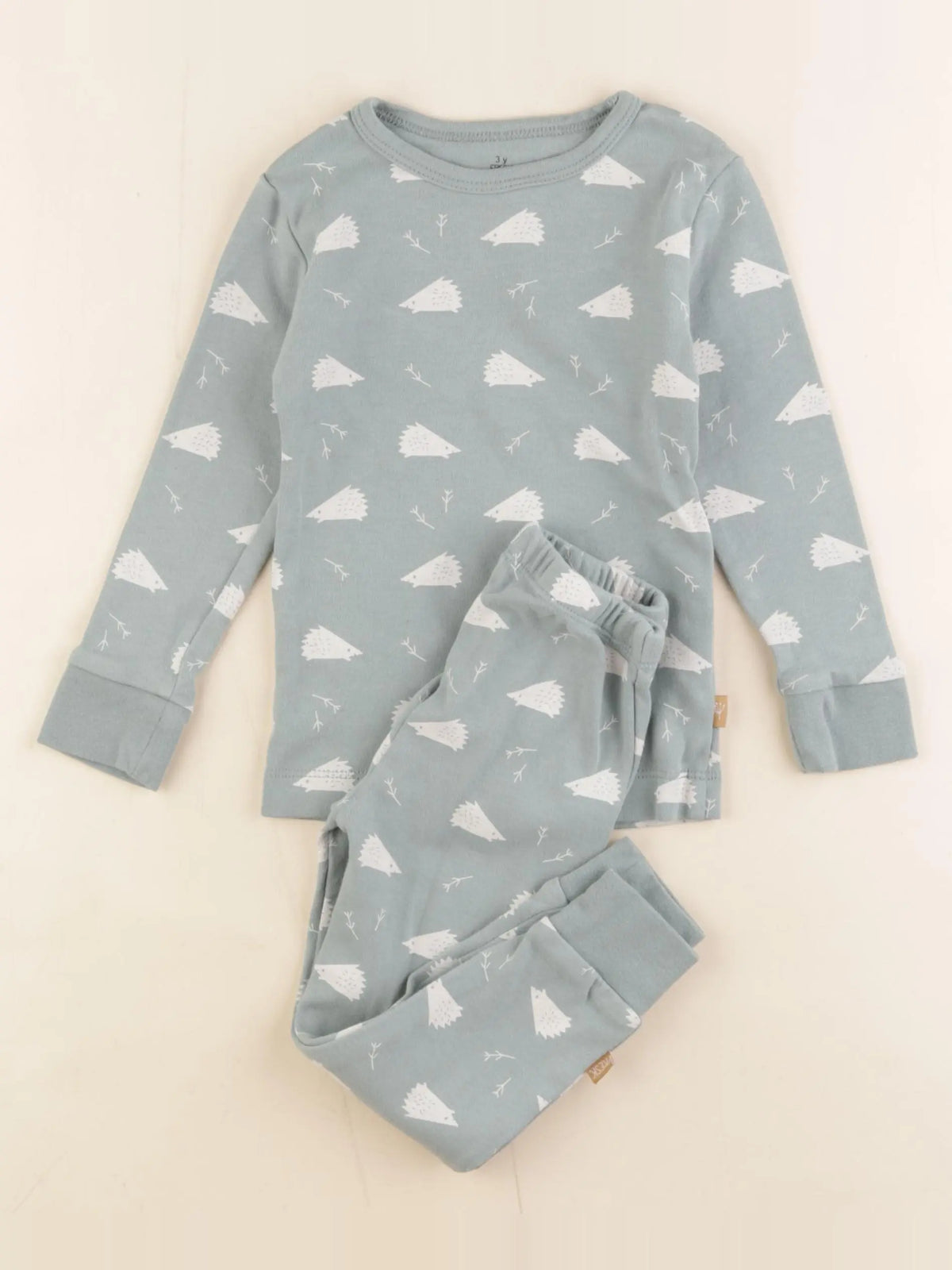 Fresk - pyjama coton vert - 3 ans