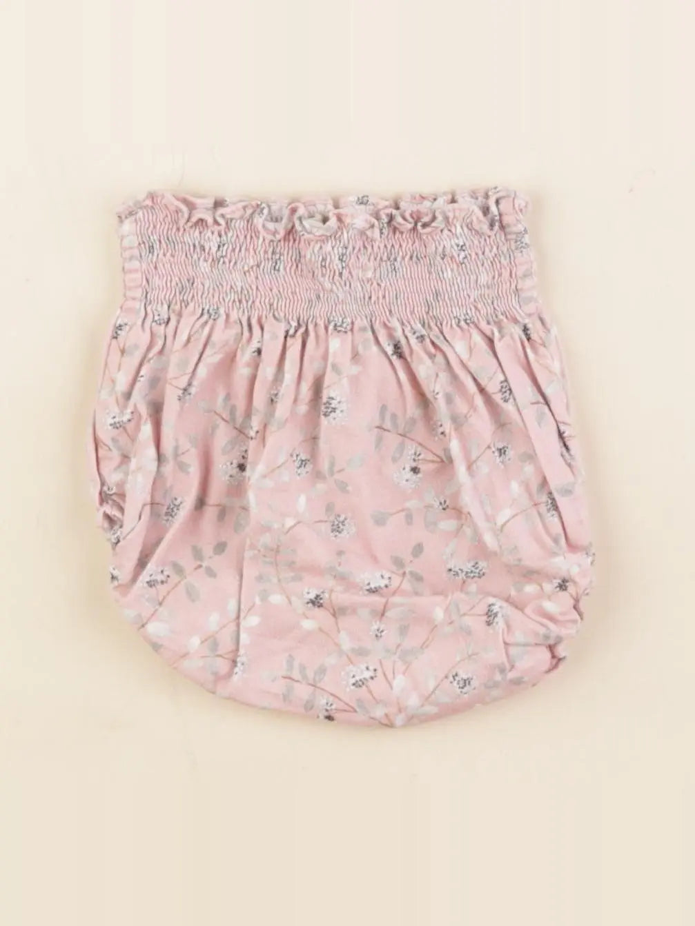 Bonnet à Pompon - bloomer rose - 12 mois