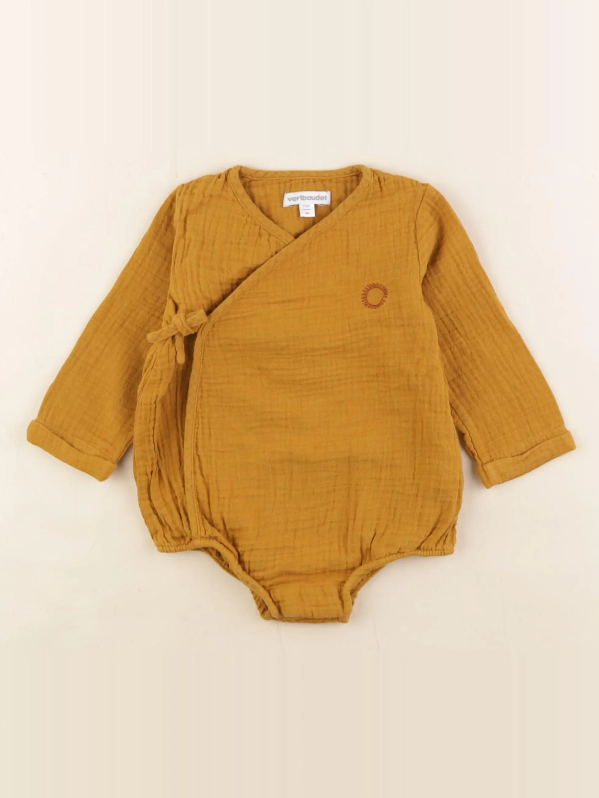 Vertbaudet - combinaison jaune - 9 mois