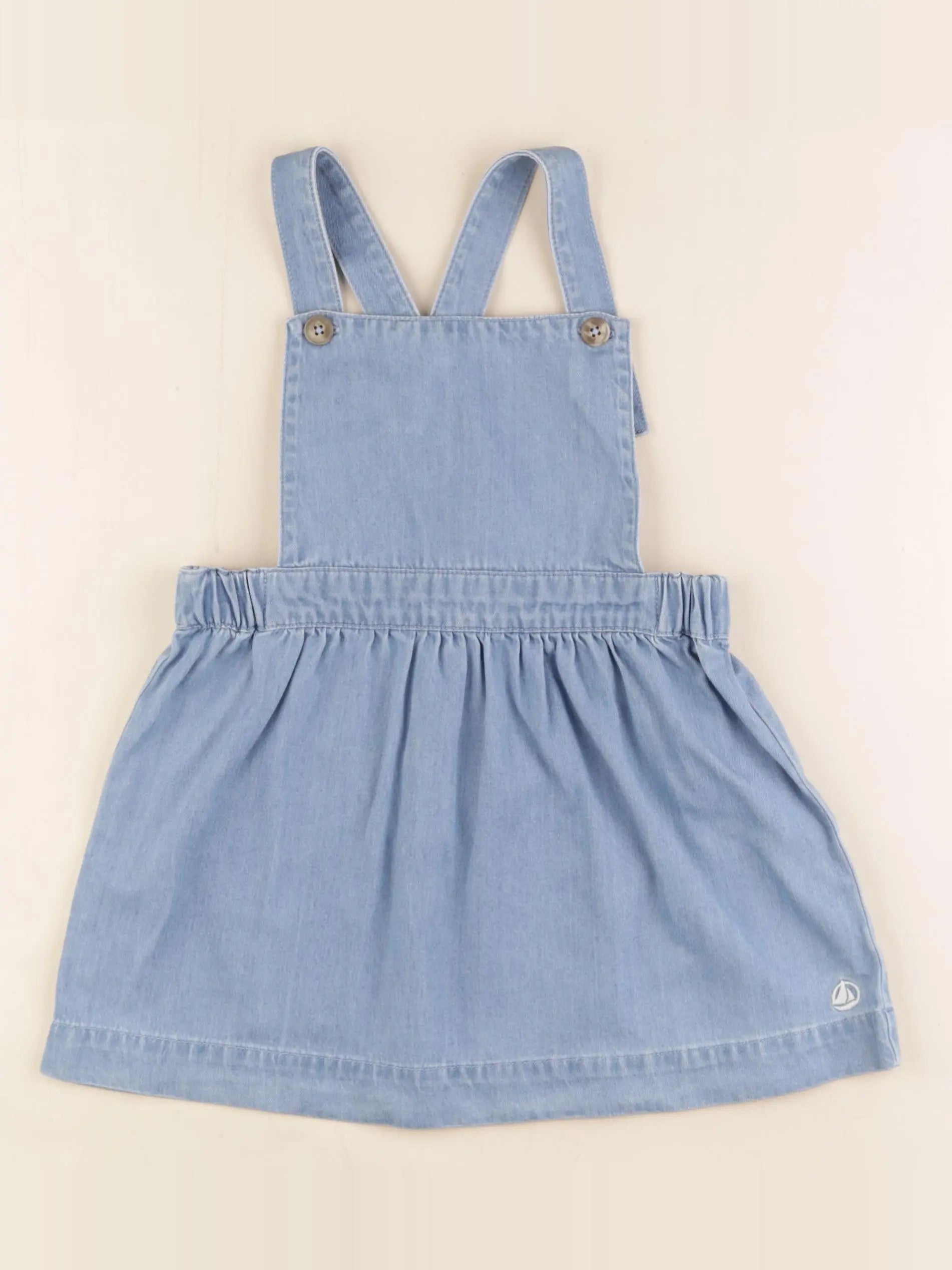 Petit Bateau - robe bleu - 36 mois