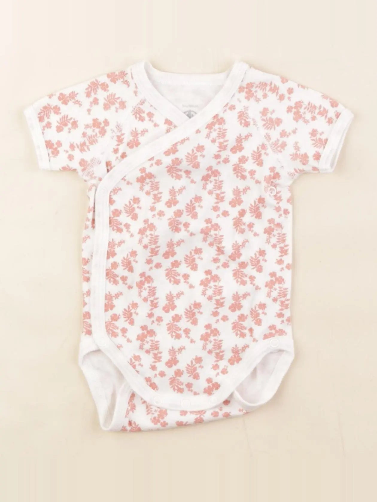 Petit Bateau - body rose - 3 mois