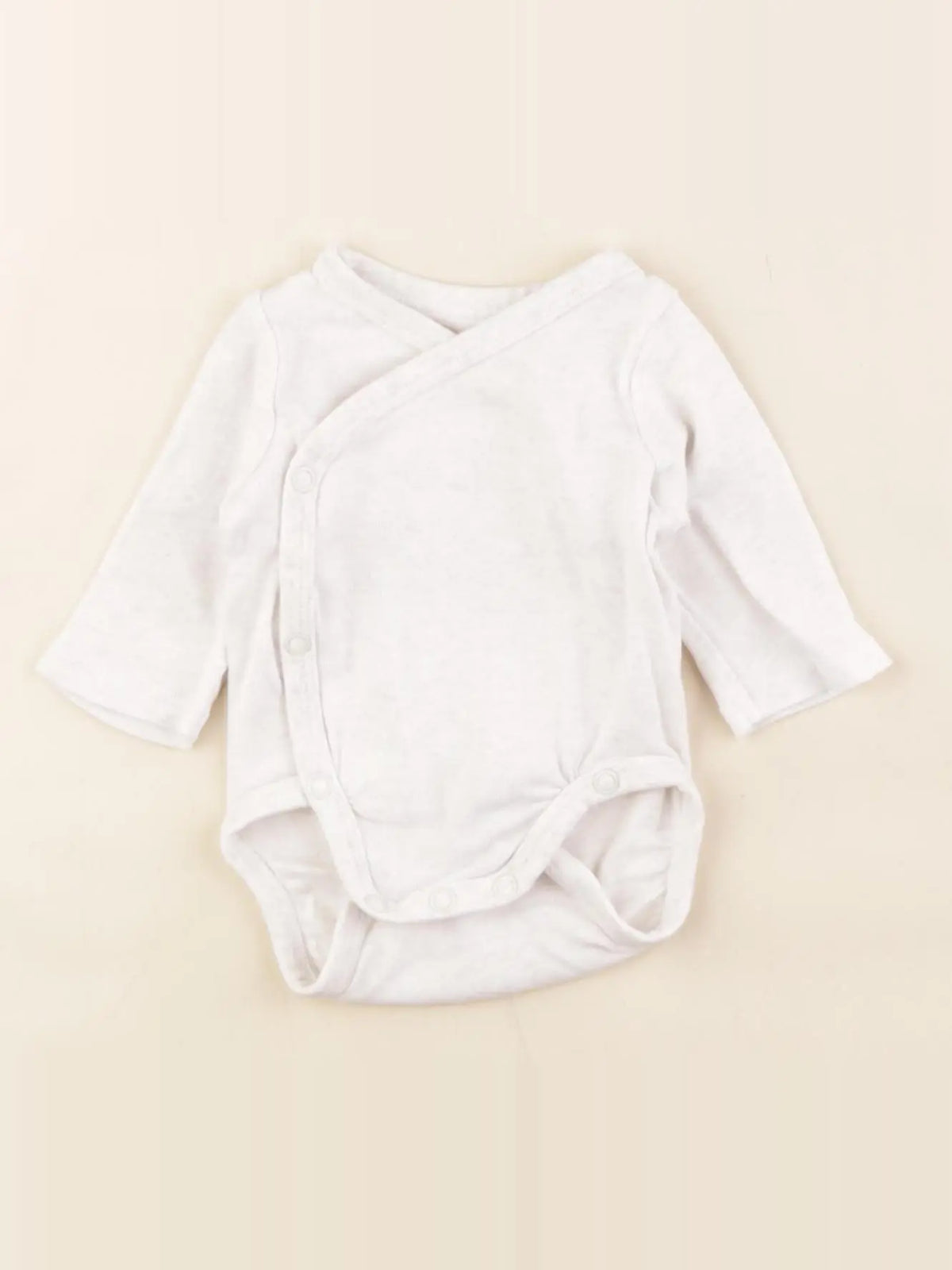 H&M - body beige - 0/1 mois