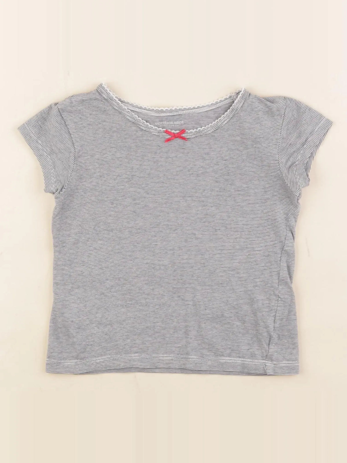 Vertbaudet - maillot de corps bleu - 4 ans