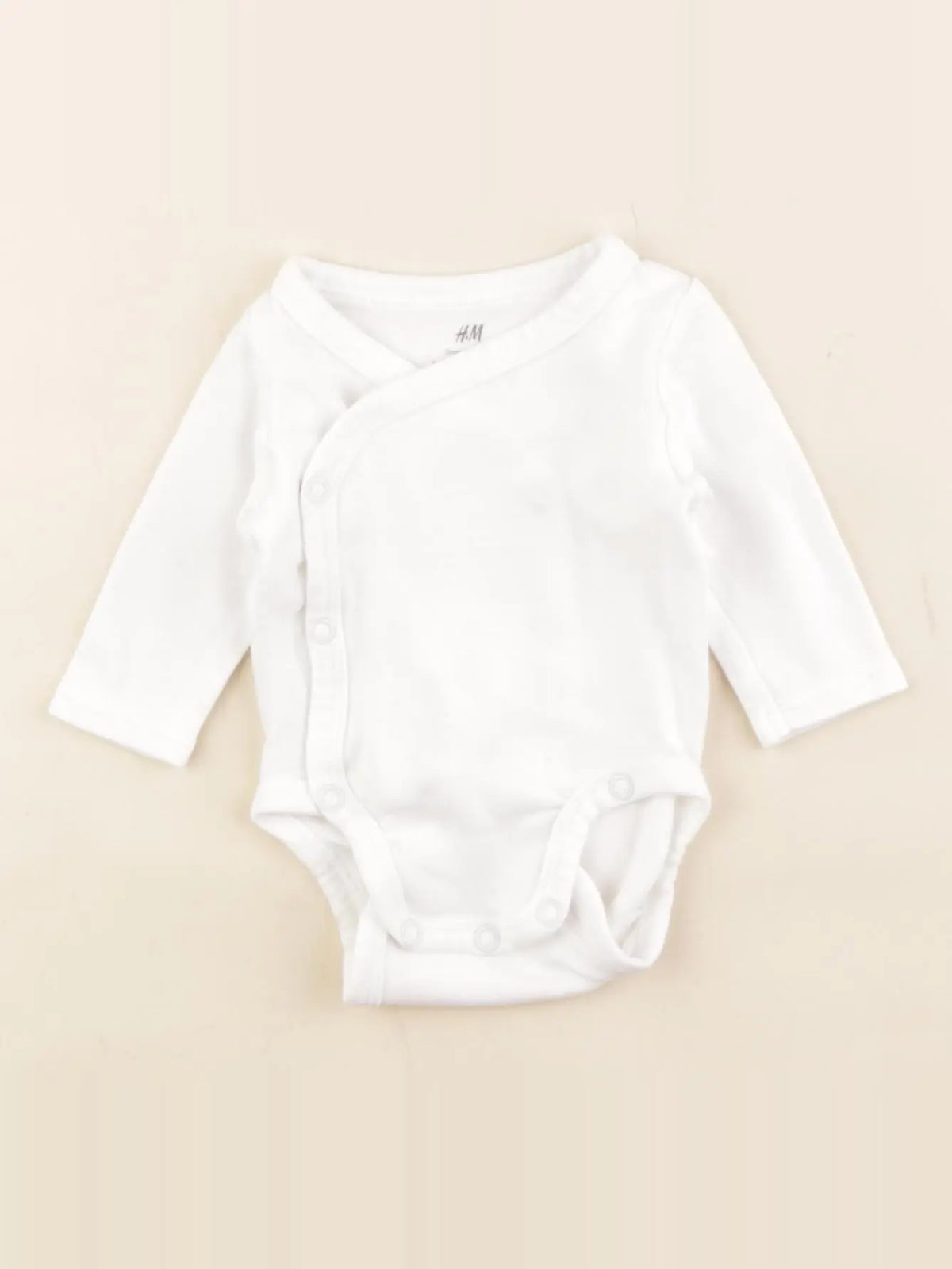 H&M - body blanc - 0/1 mois