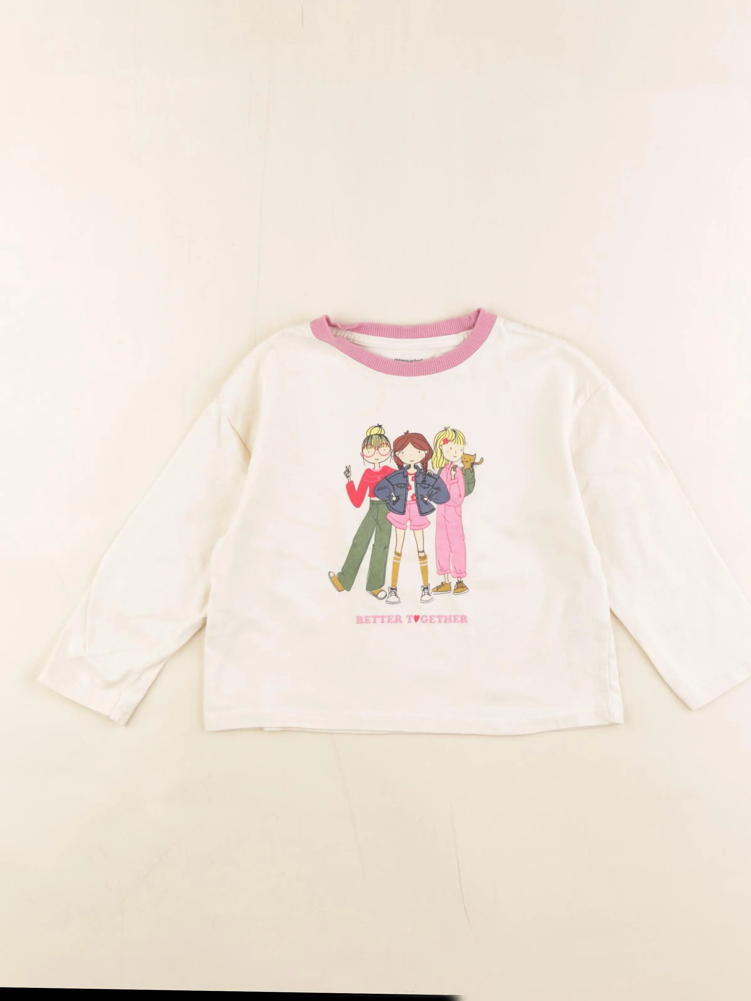 Vertbaudet - tee-shirt rose - 4 ans