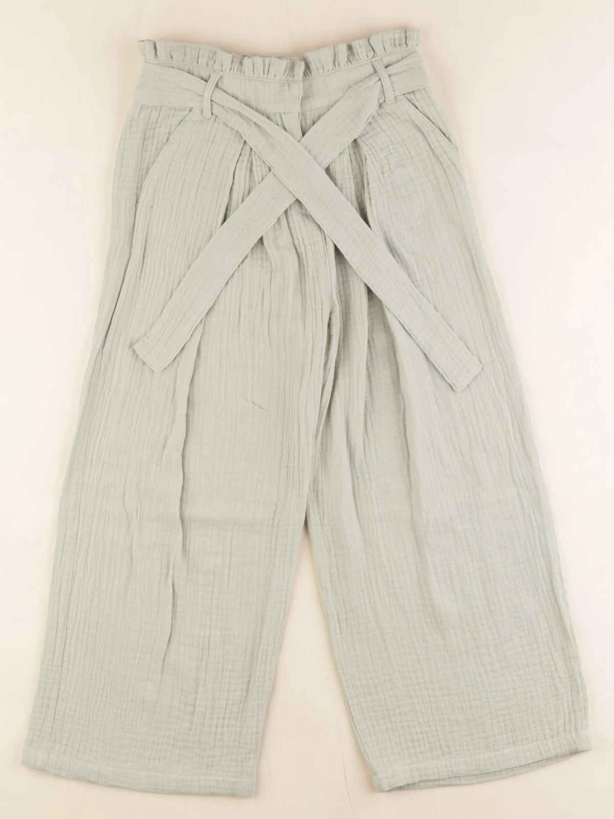 Vertbaudet - pantalon vert - 10 ans