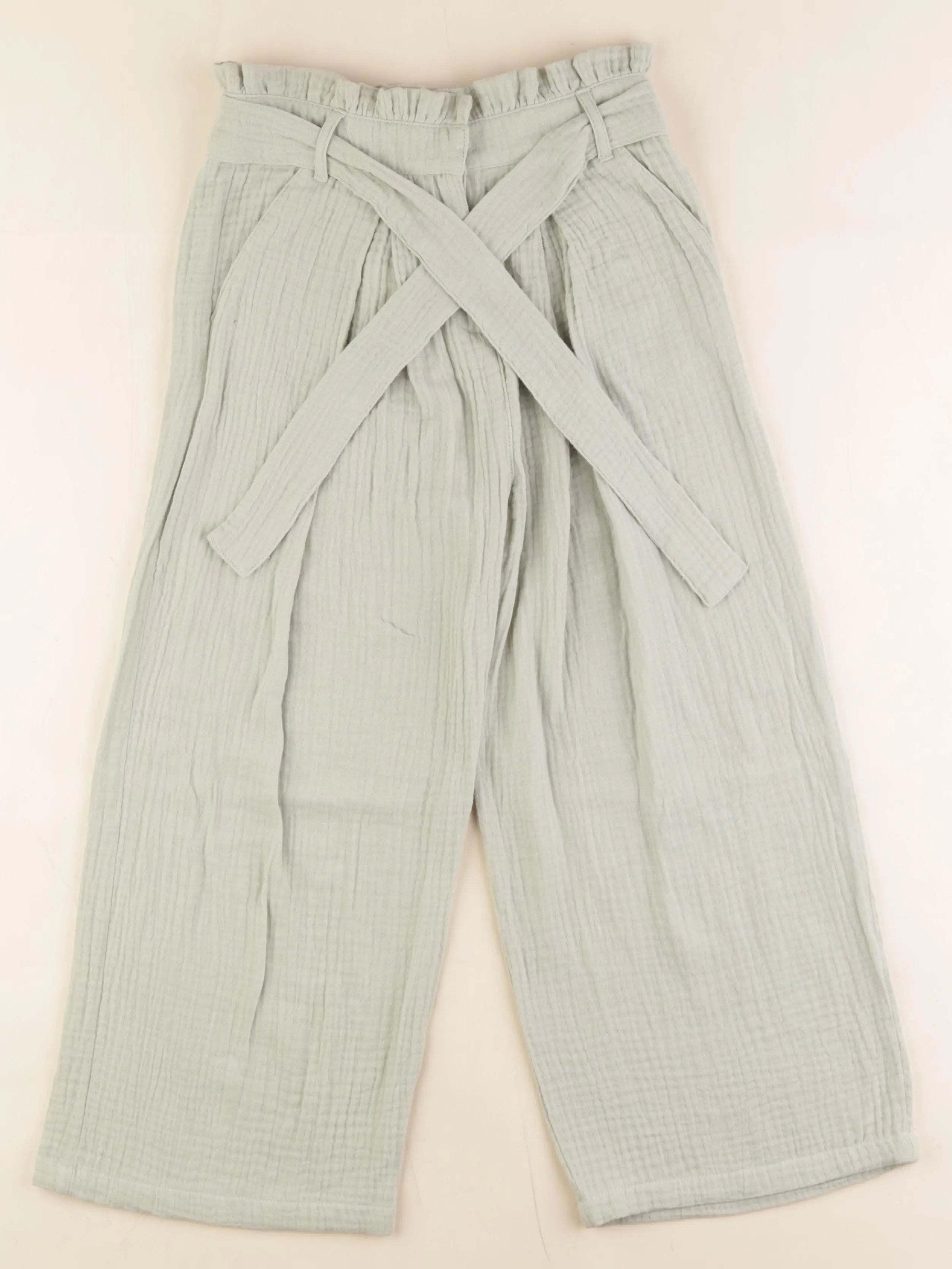 Vertbaudet - pantalon vert - 10 ans