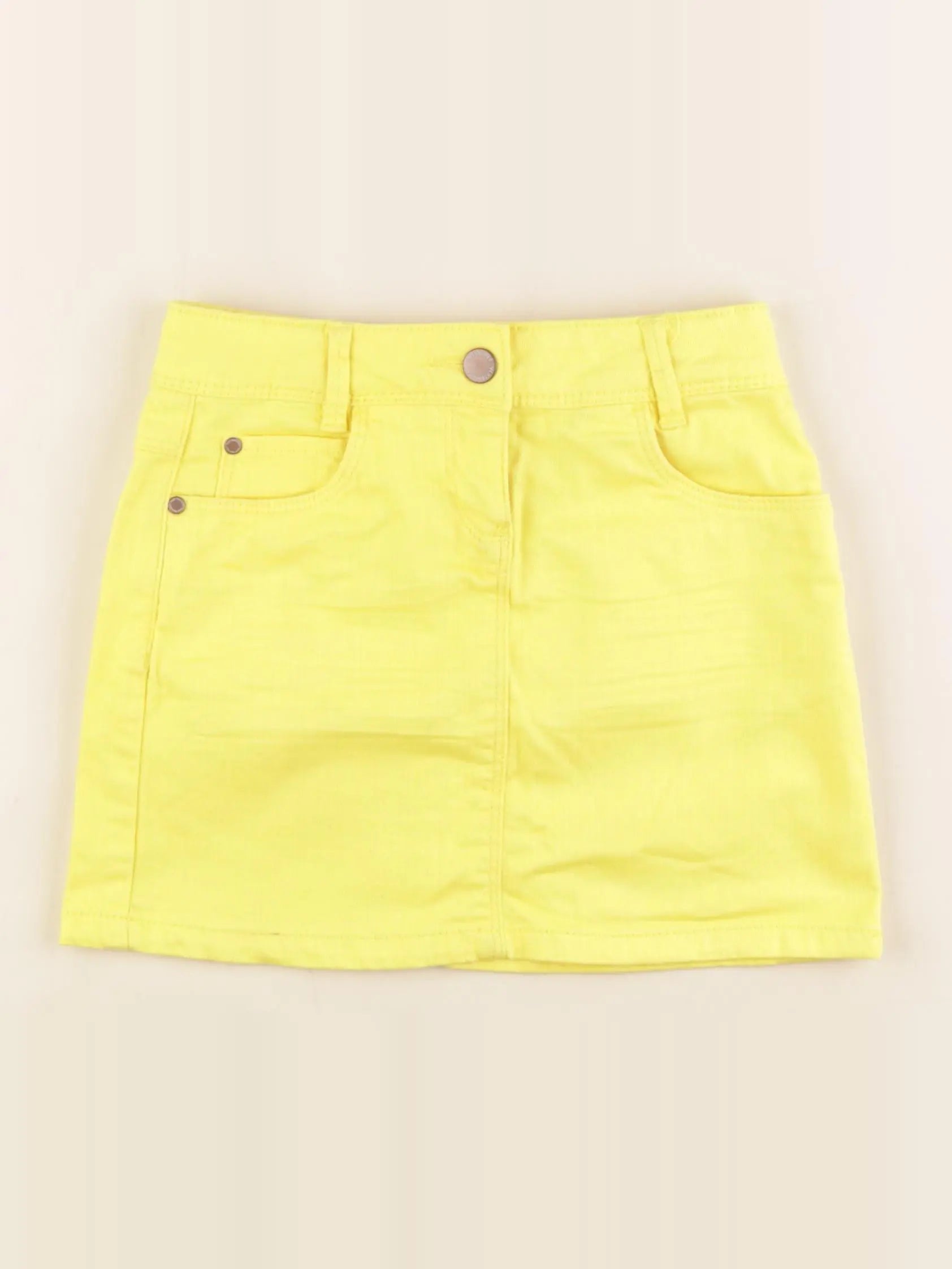 Vertbaudet - jupe jaune - 8 ans