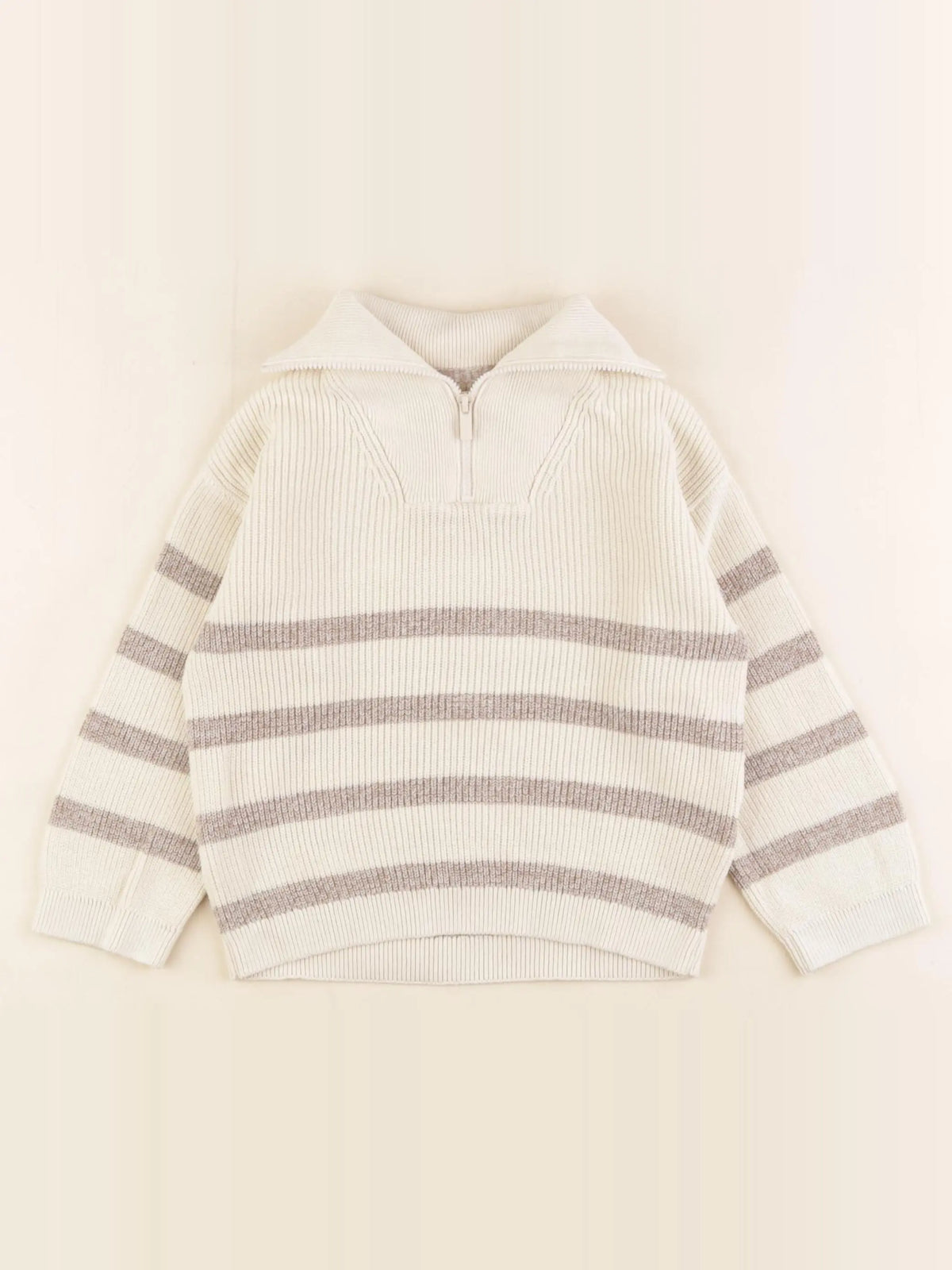 Vertbaudet - pull blanc - 36 mois