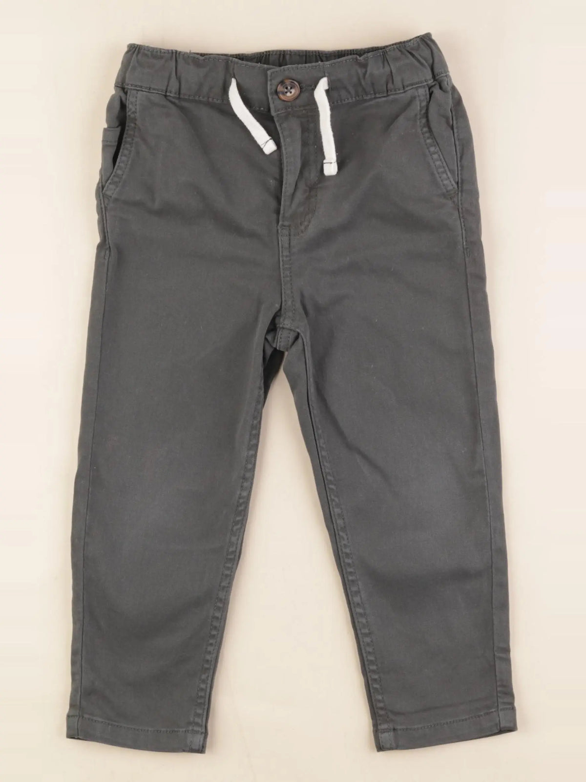 Vertbaudet - pantalon vert - 3 ans