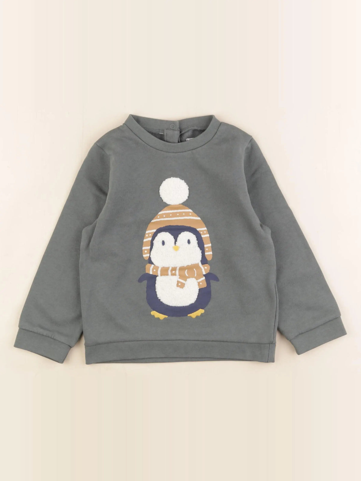 Vertbaudet - sweat vert - 36 mois