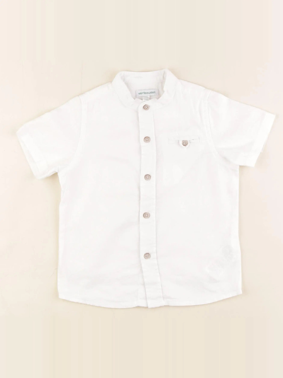 Vertbaudet - chemise blanc - 3 ans