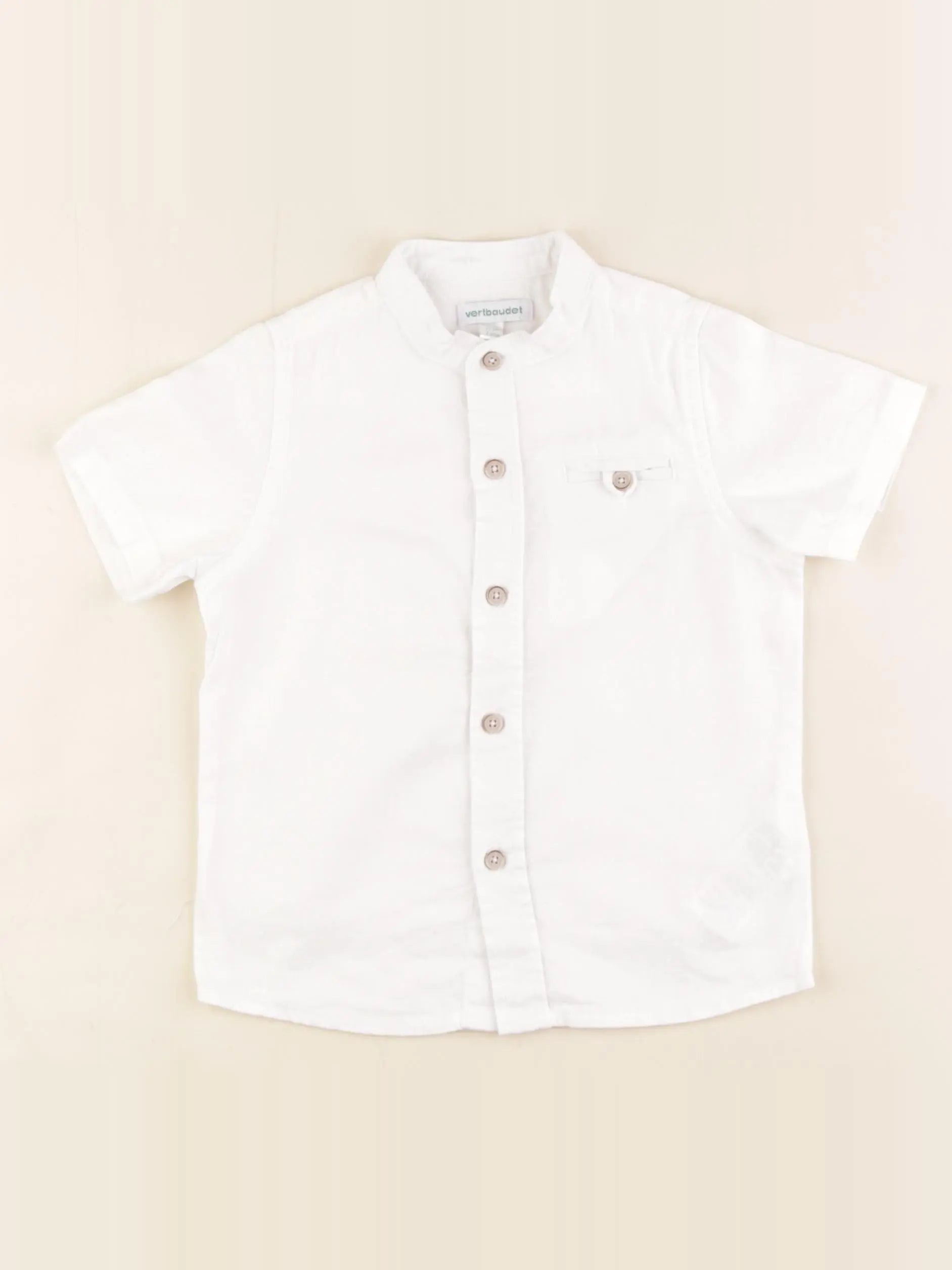 Vertbaudet - chemise blanc - 3 ans