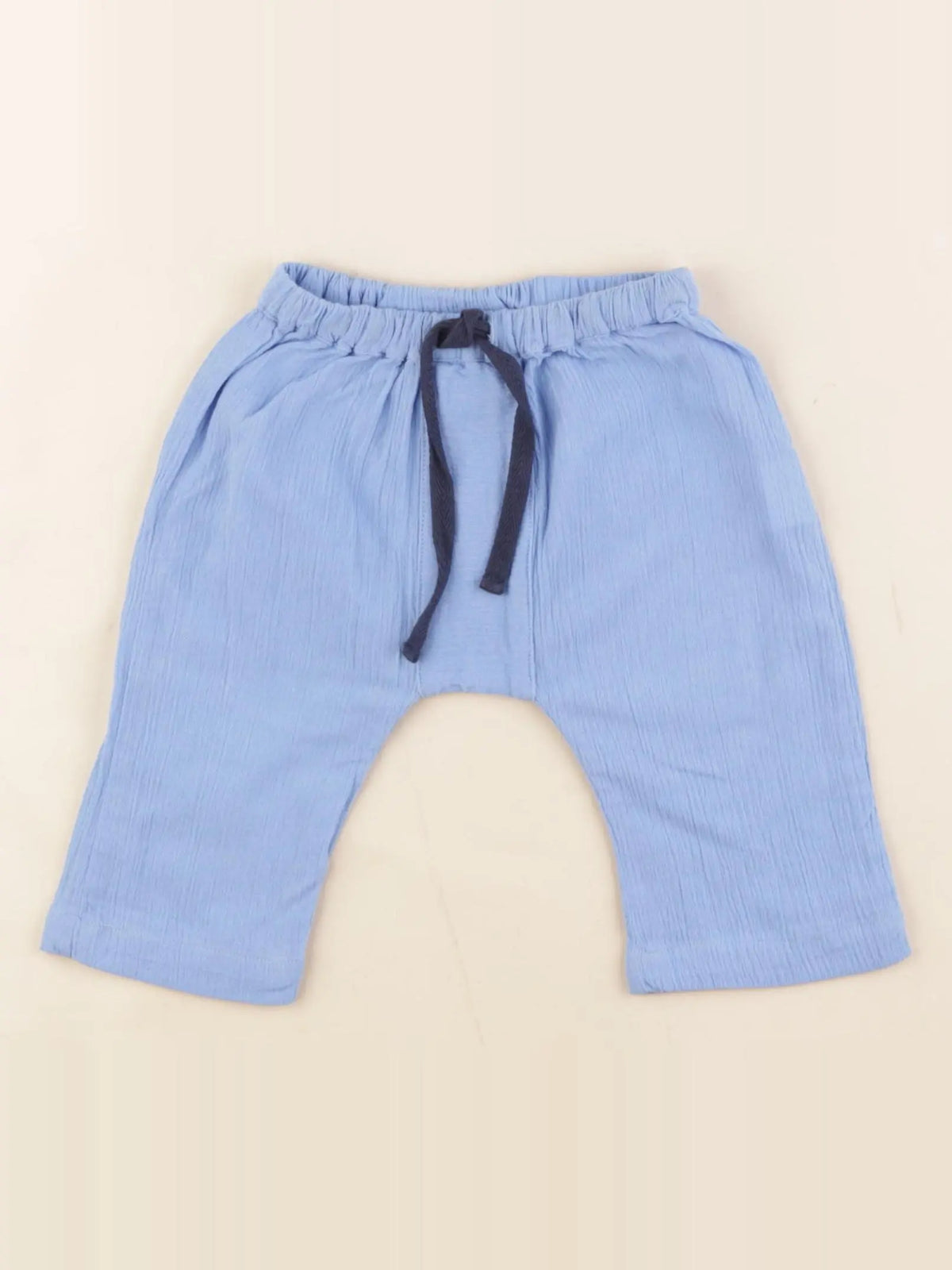 Louis et Victorie - pantalon bleu - 3 mois