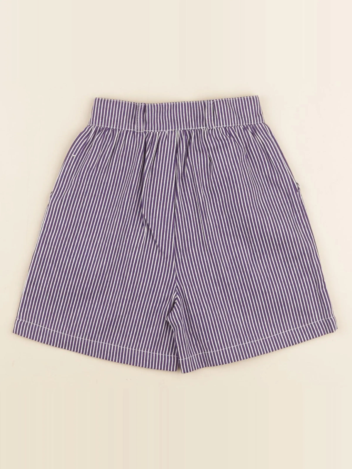 Short ARSENE rayé bleu, blanc