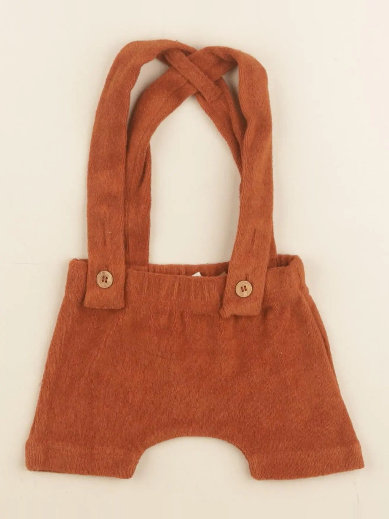 Short BALTHAZAR, éponge marron