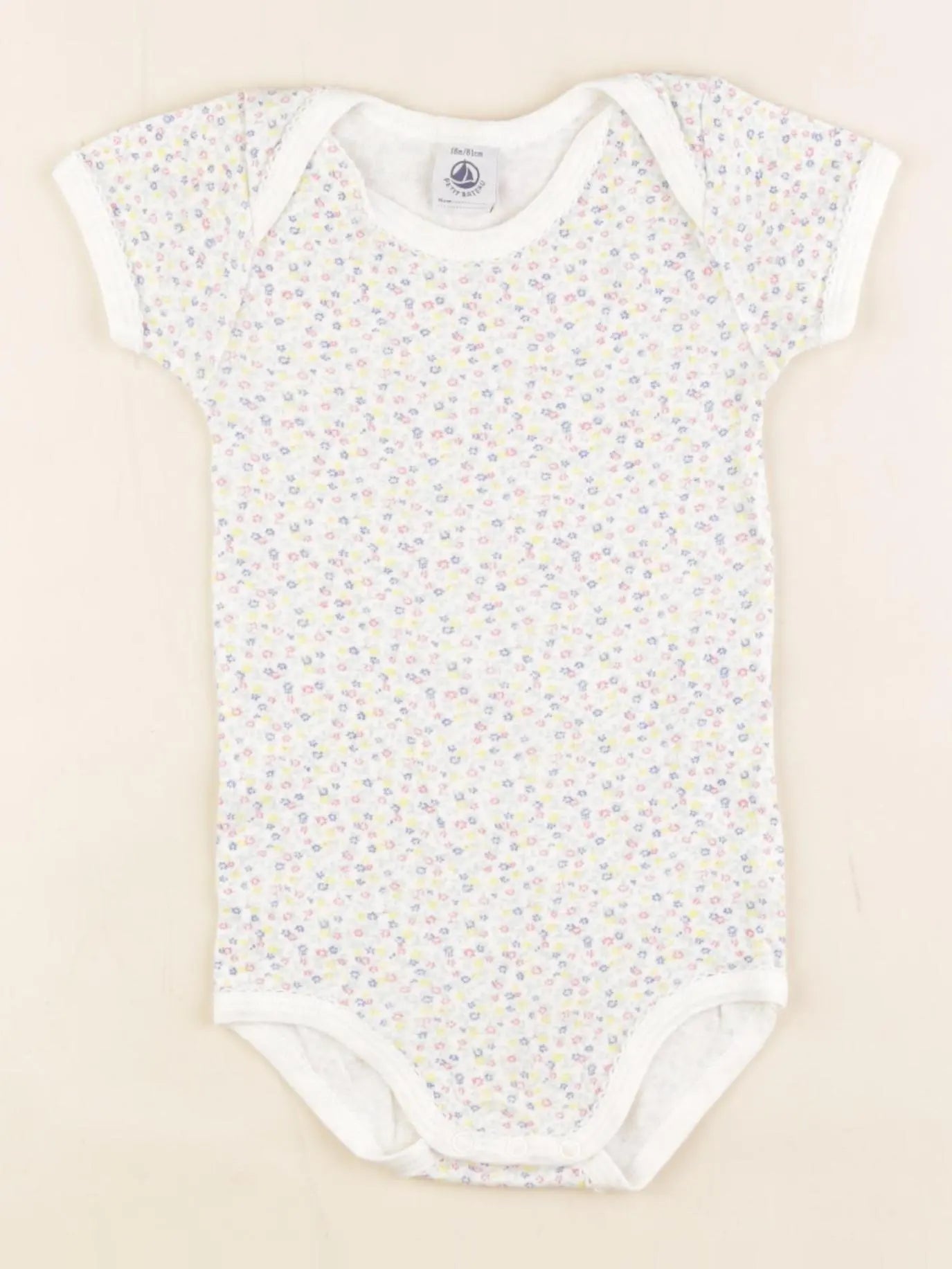 Petit Bateau - body multicolore - 18 mois