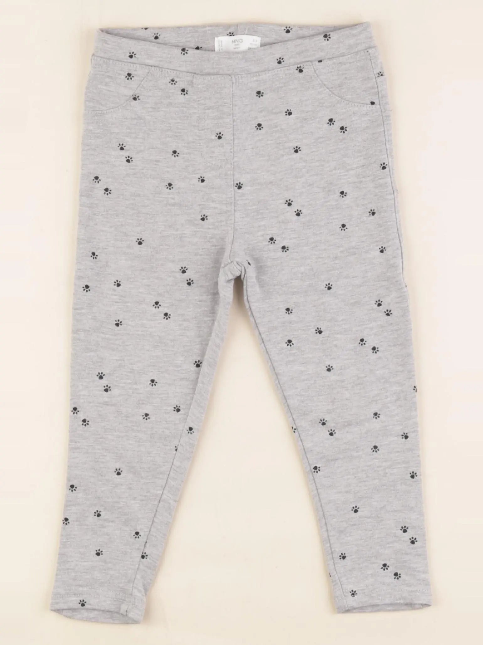 Mango - legging gris - 2/3 ans