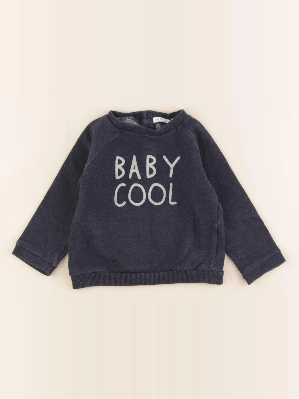 Boutchou - sweat bleu - 12 mois