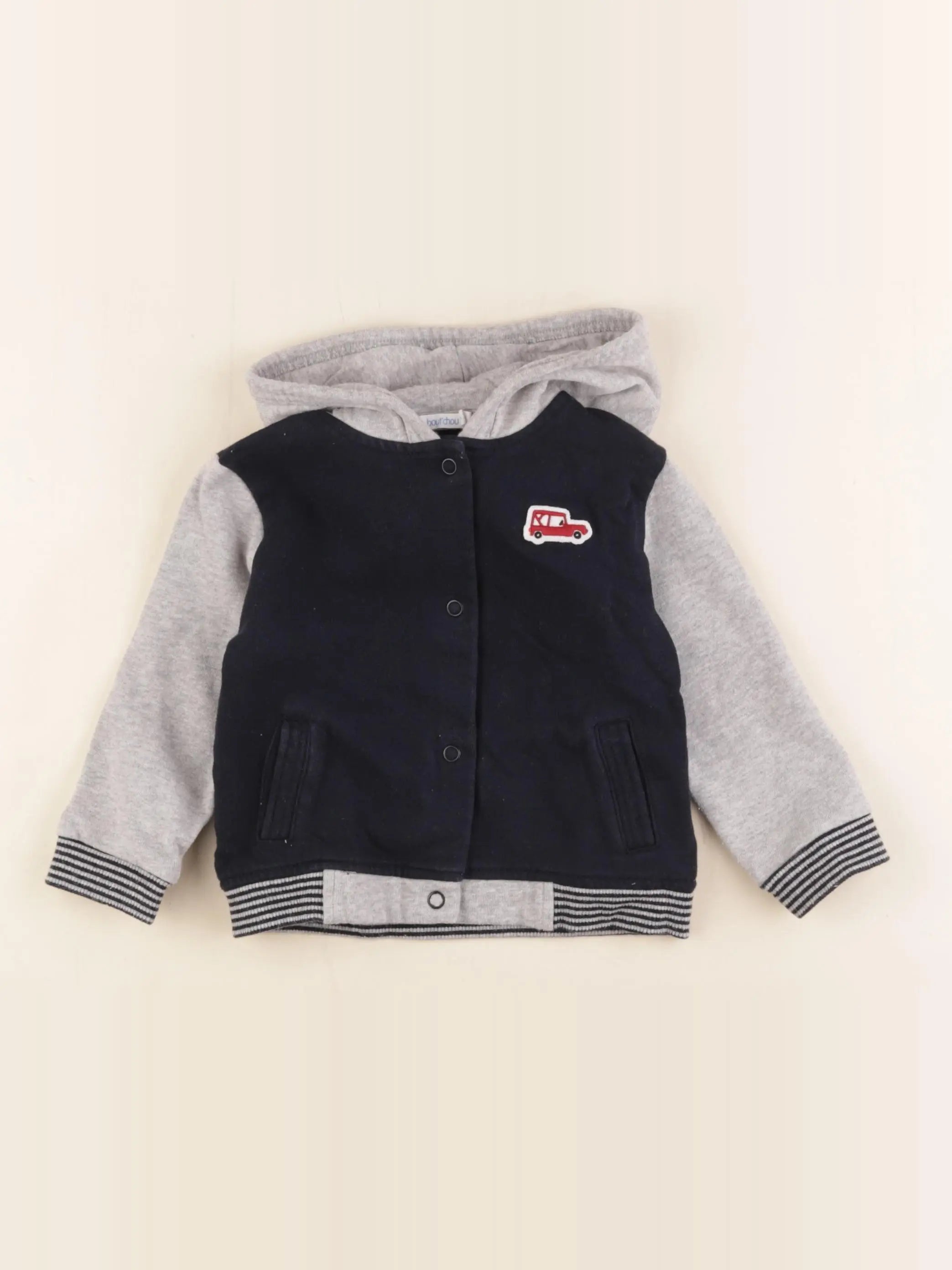 Boutchou - sweat bleu - 18 mois