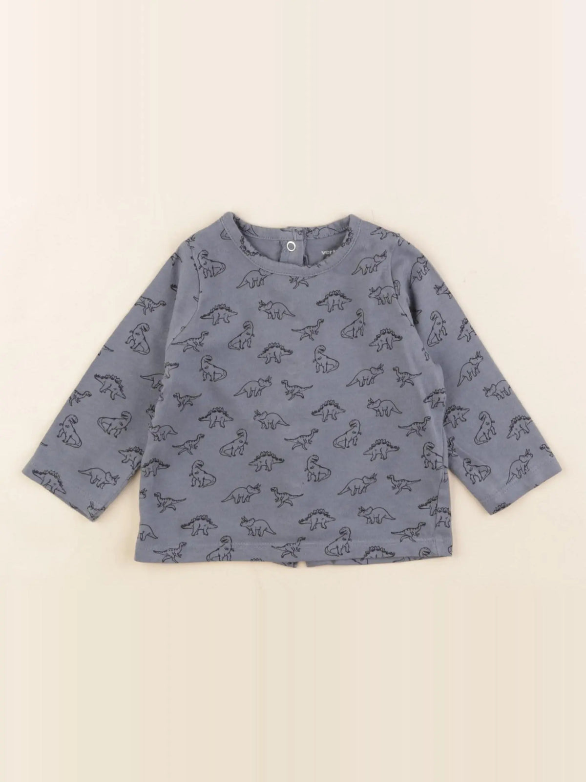 Vertbaudet - tee-shirt bleu - 6 mois