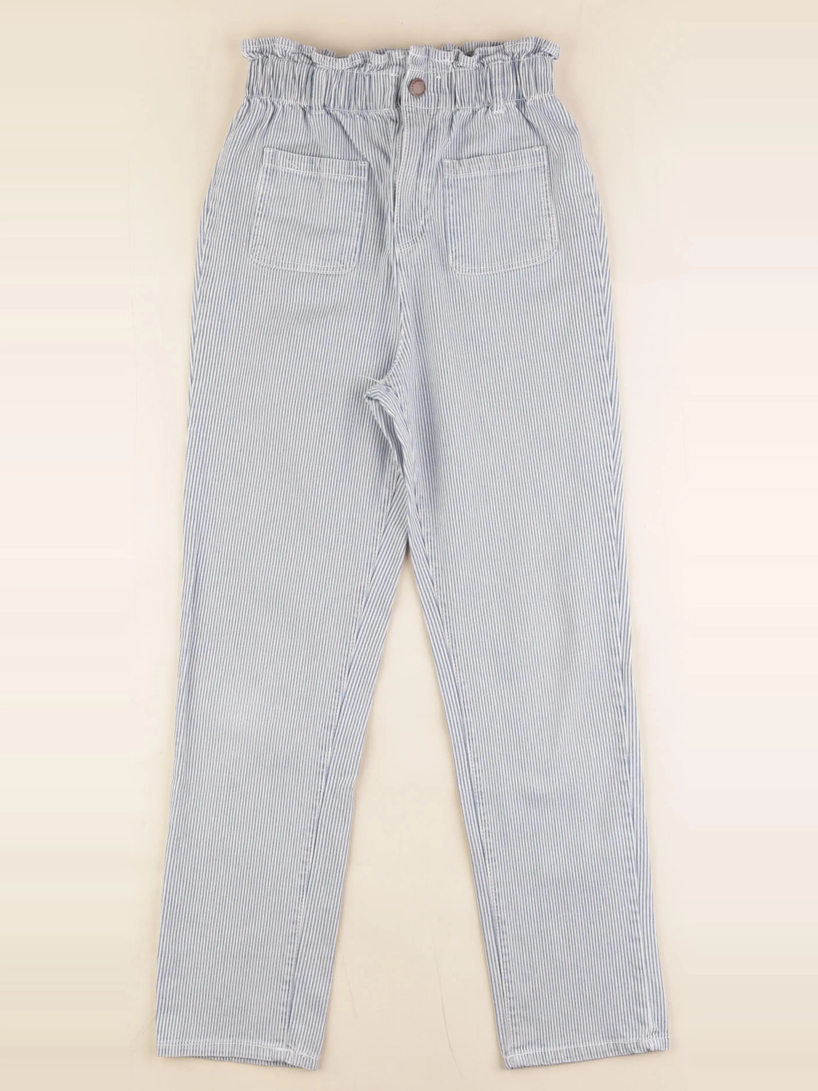 Vertbaudet - pantalon bleu - 10 ans