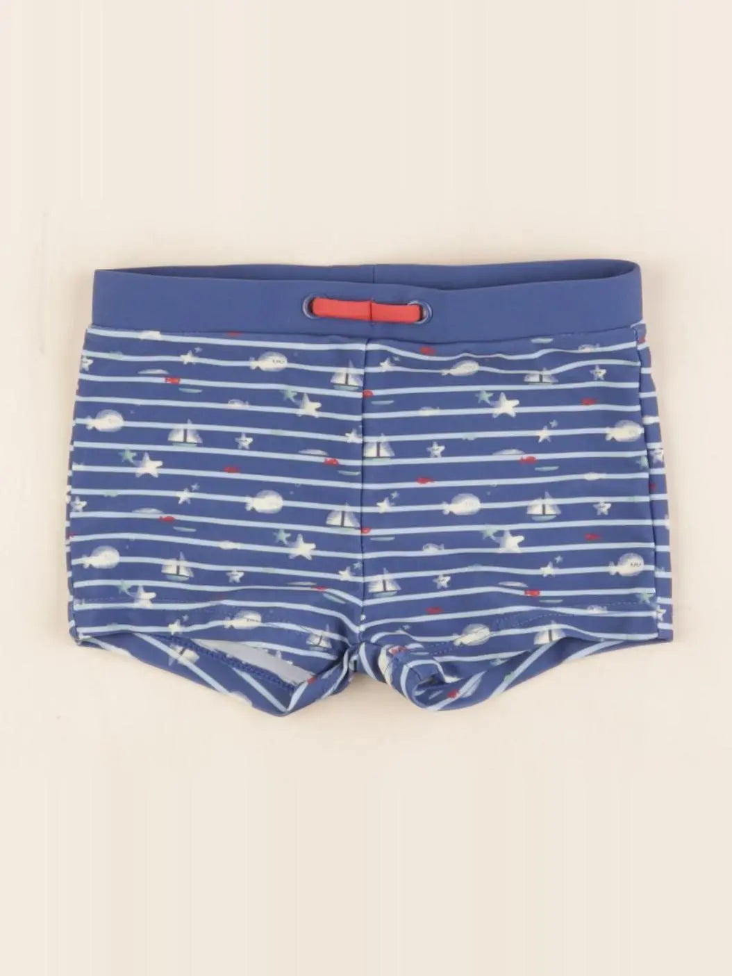 Vertbaudet - maillot de bain bleu - 9 mois