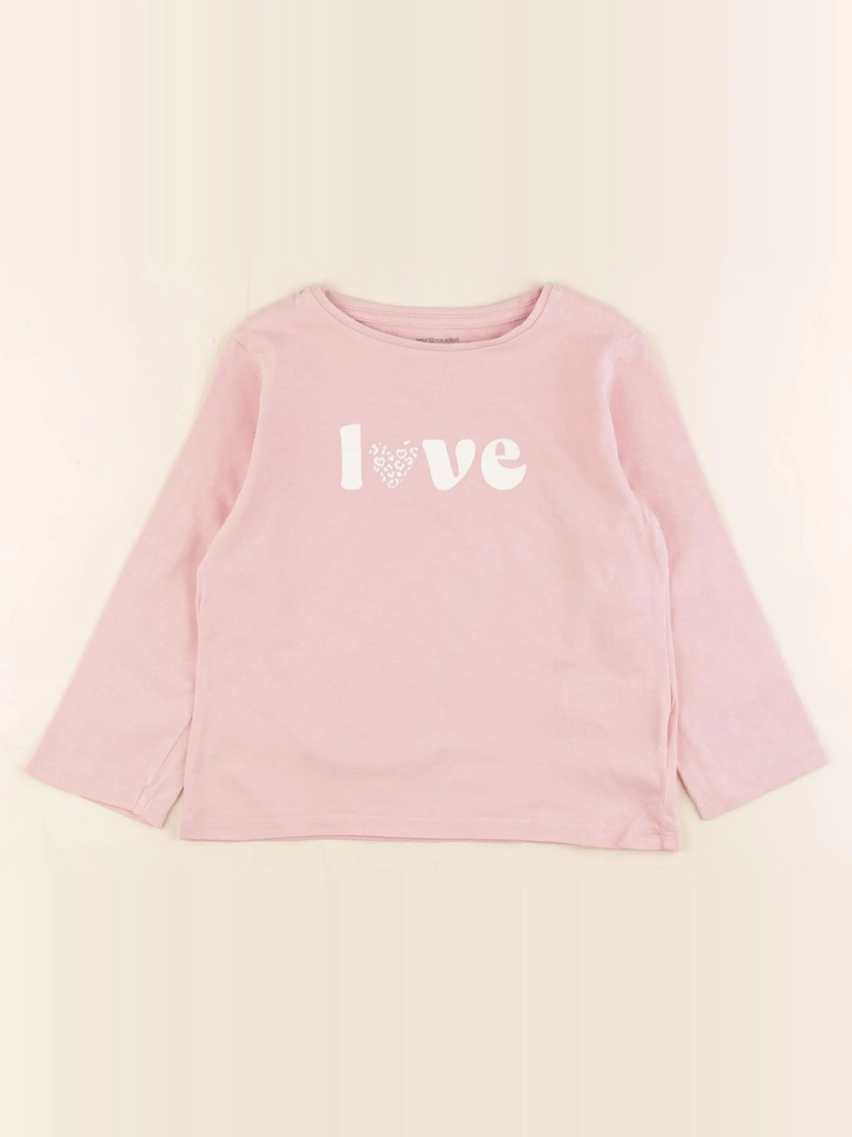 Vertbaudet - tee-shirt rose - 5 ans