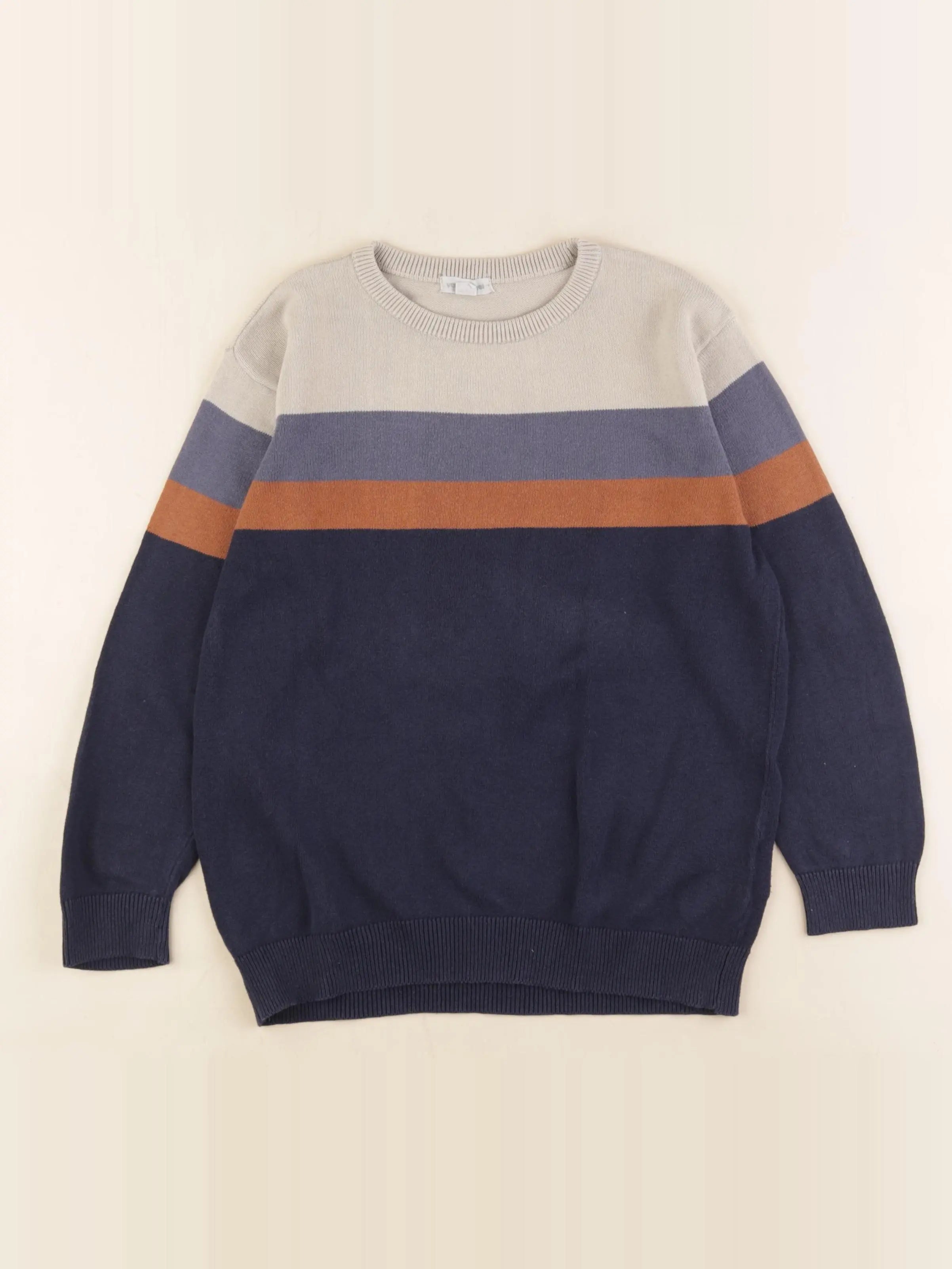 Vertbaudet - pull bleu - 8 ans