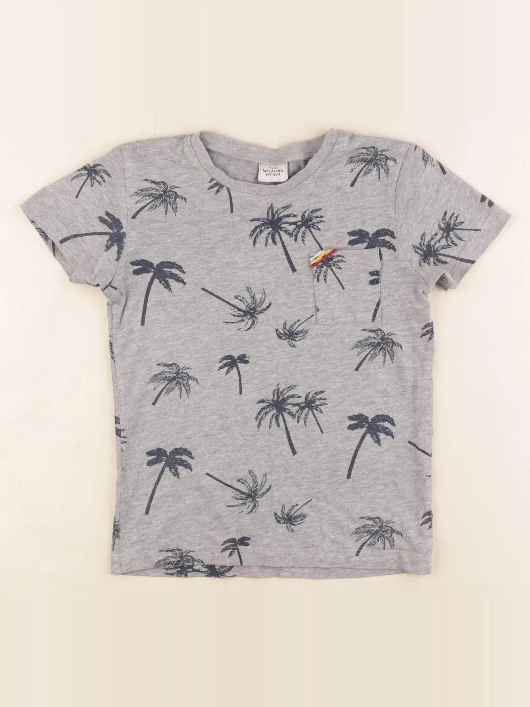 Tape à l'oeil - tee-shirt gris - 6 ans