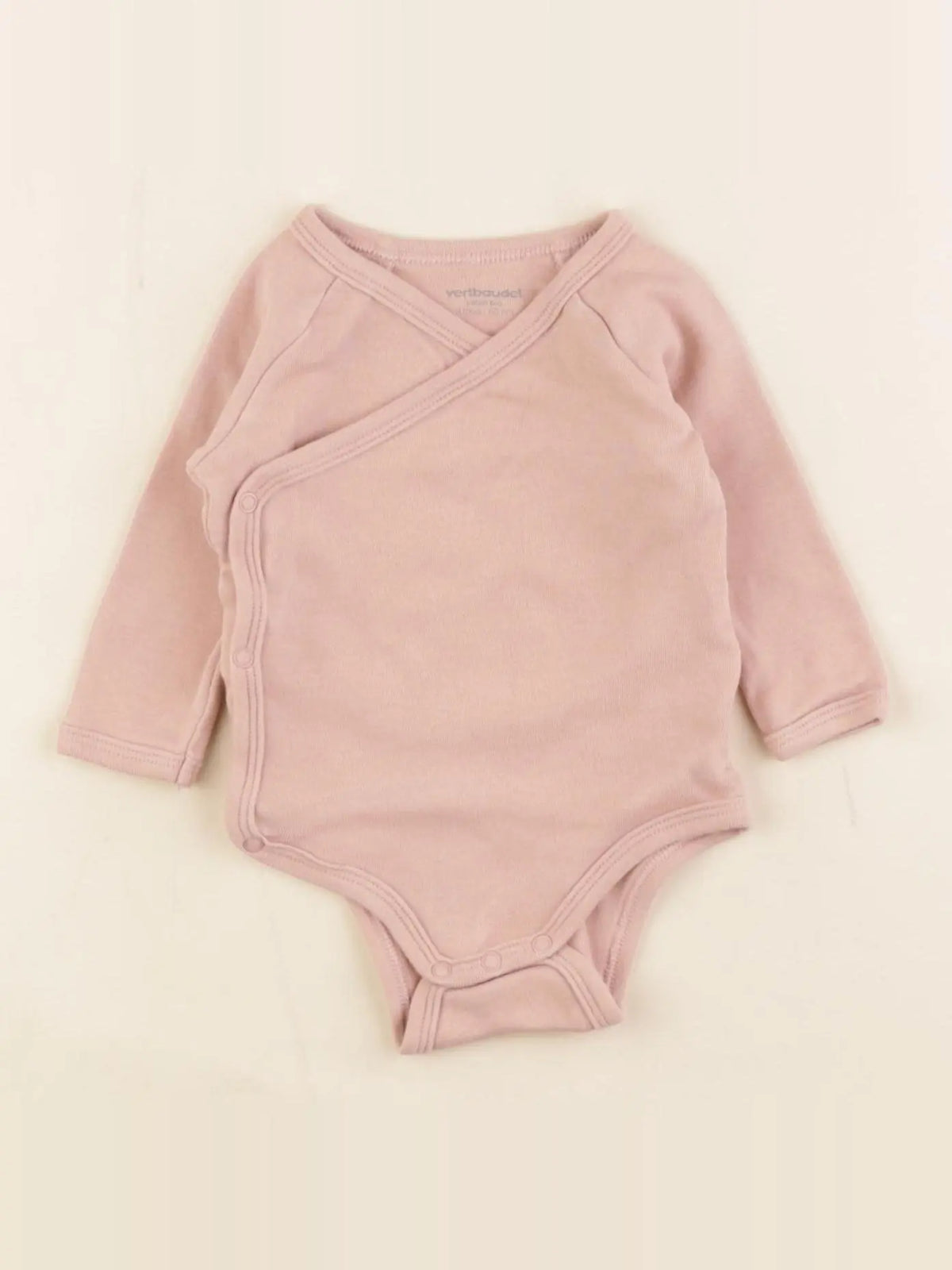 Vertbaudet - body rose - 3 mois