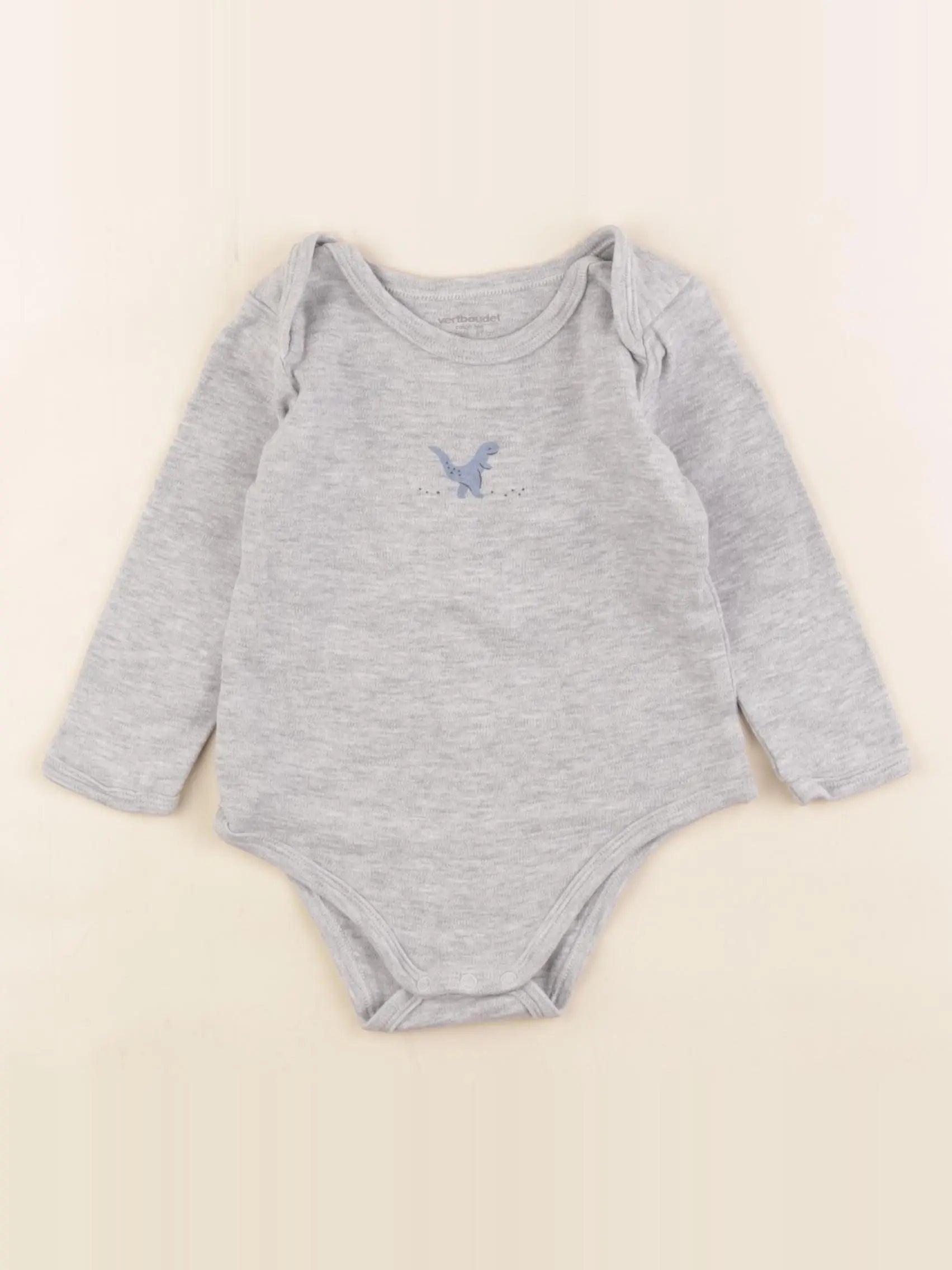Vertbaudet - body gris - 18 mois