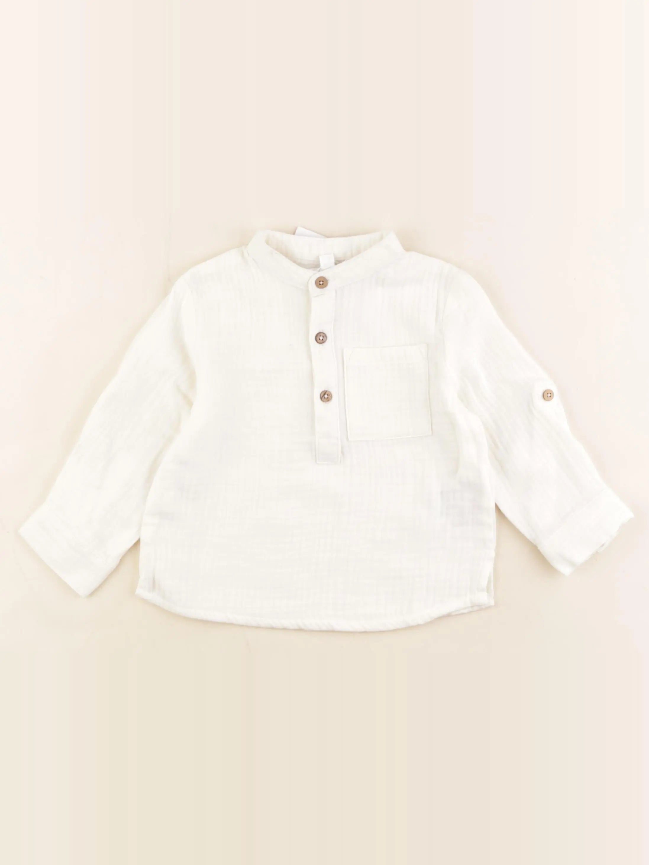 Vertbaudet - chemise blanc - 2 ans