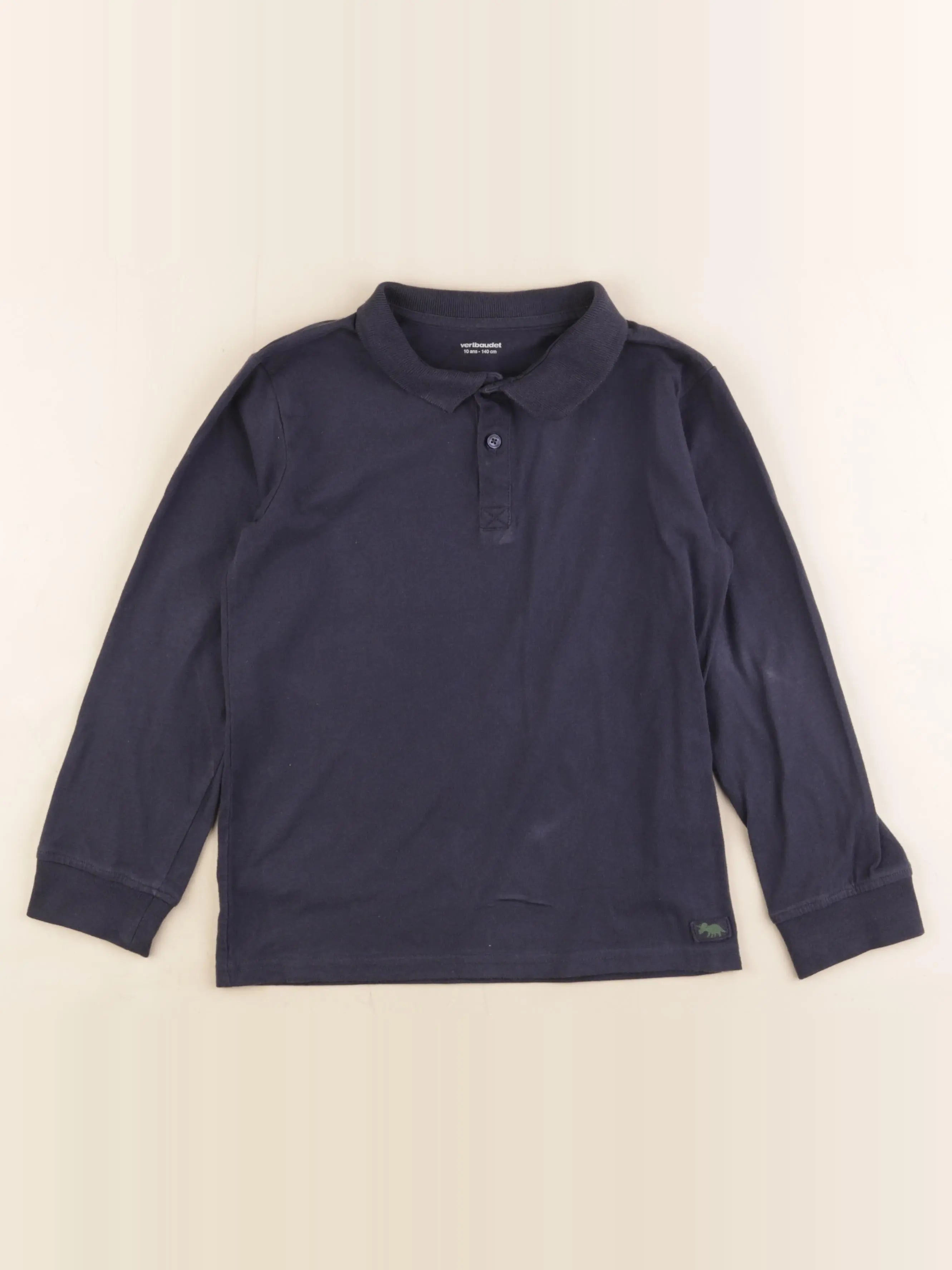 Vertbaudet - polo bleu - 10 ans