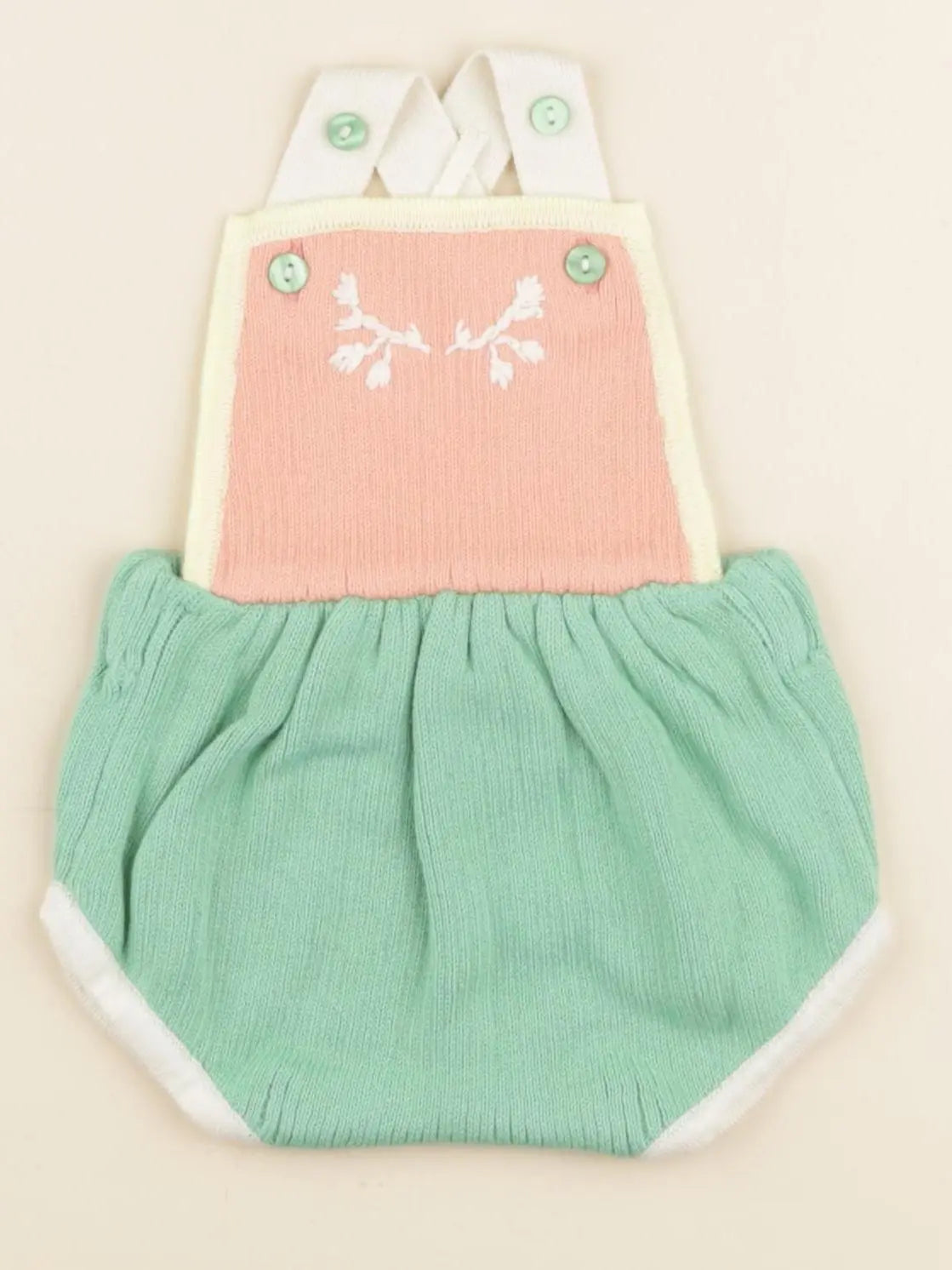 Salopette HECTOR rose, vert