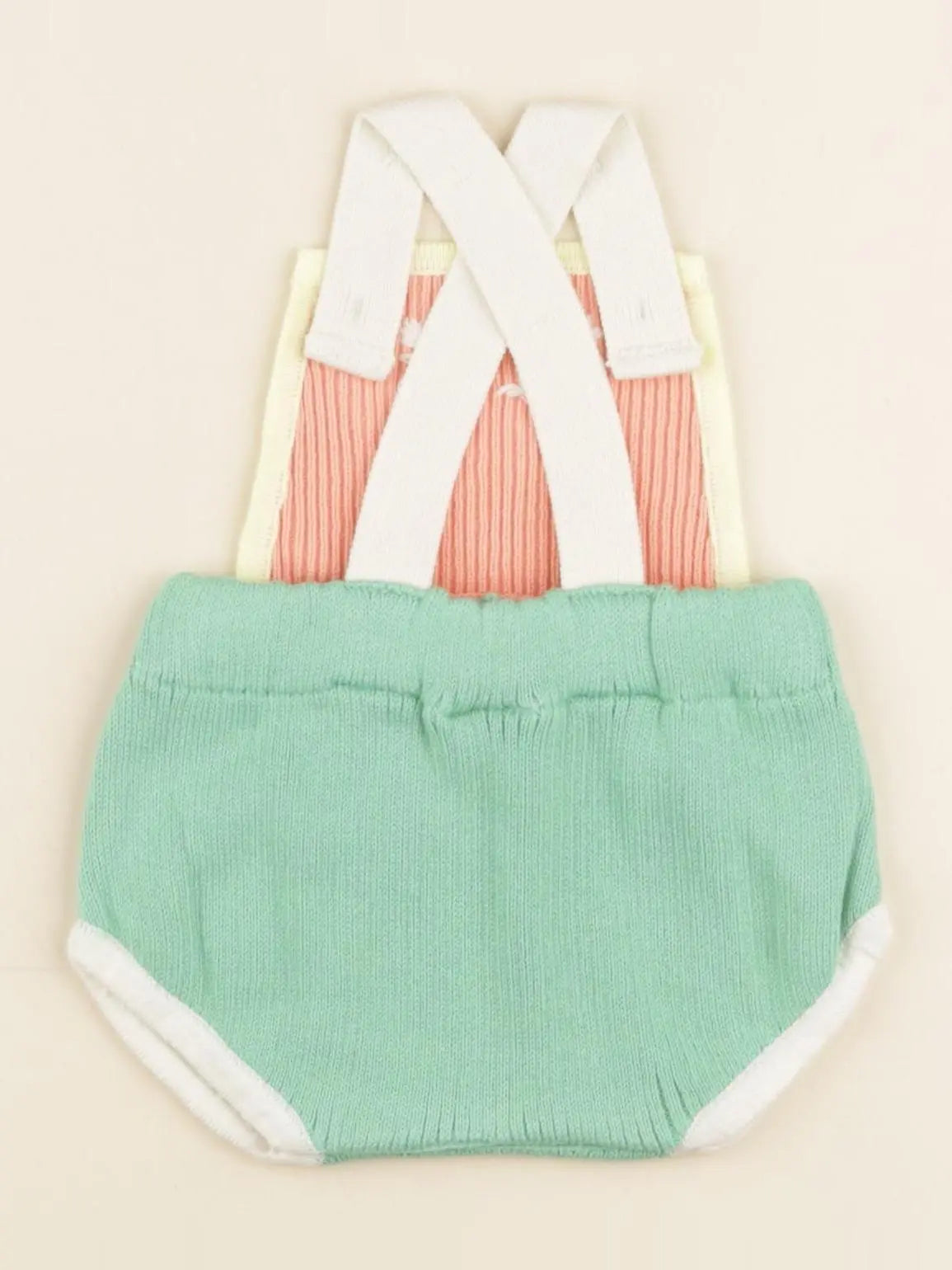 Salopette HECTOR rose, vert