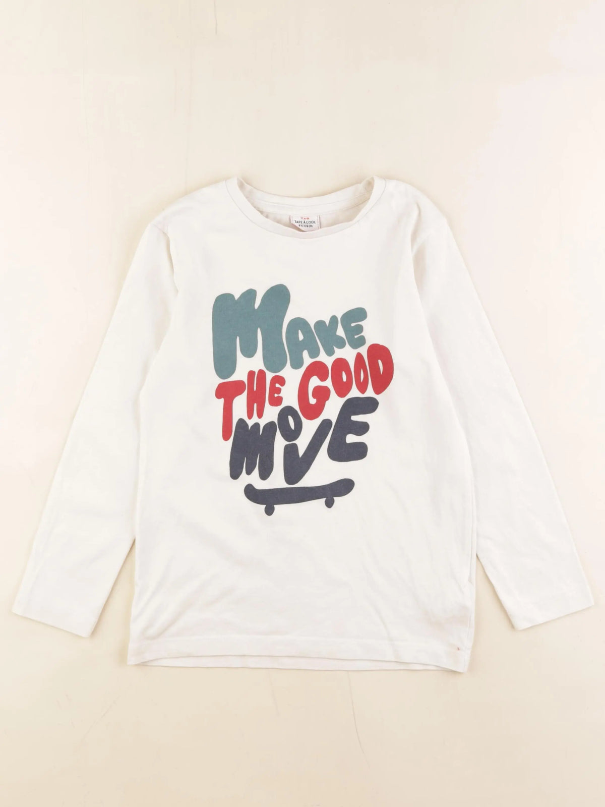 Tape à l'oeil - tee-shirt beige - 8 ans