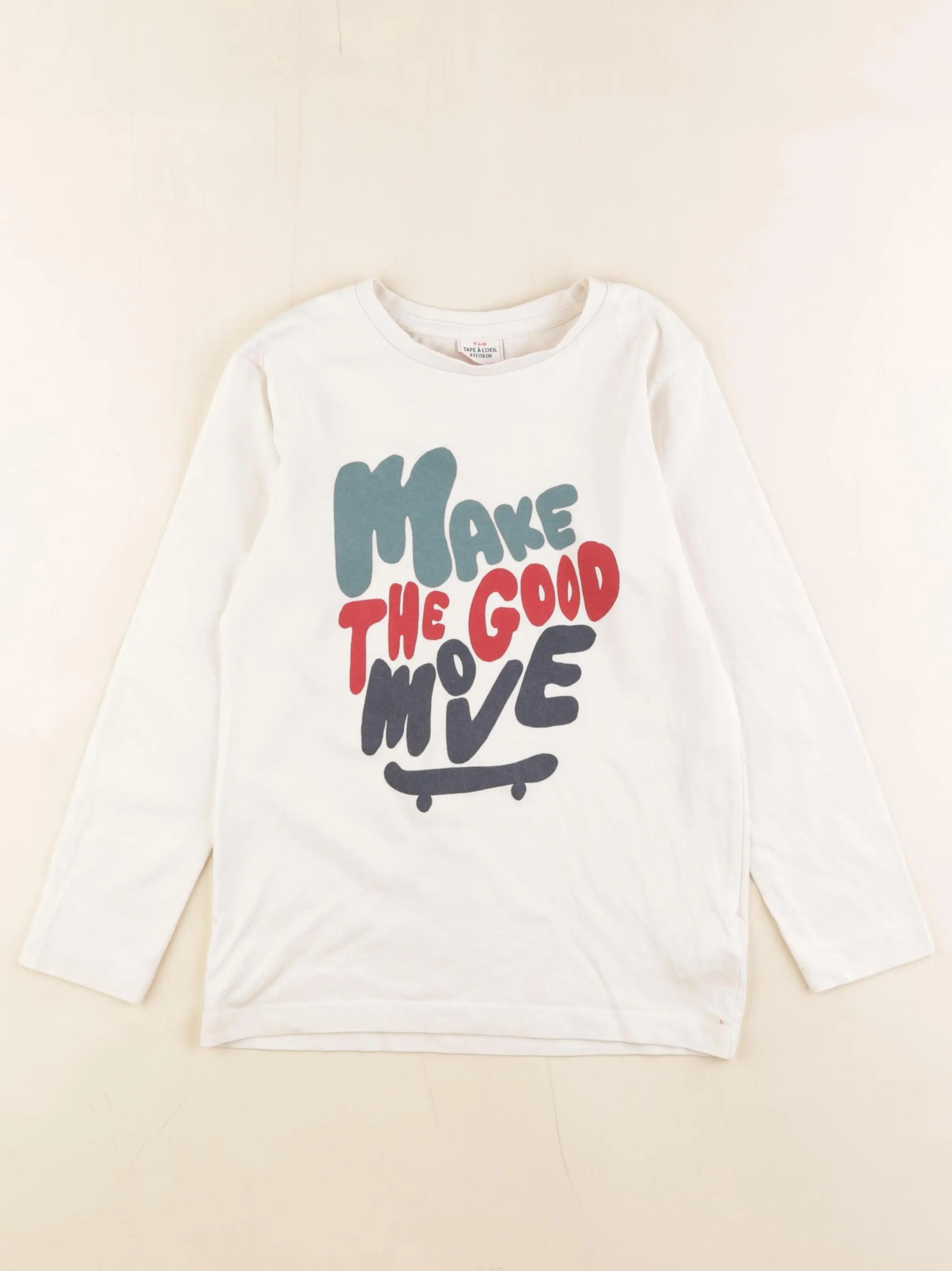 Tape à l'oeil - tee-shirt beige - 8 ans